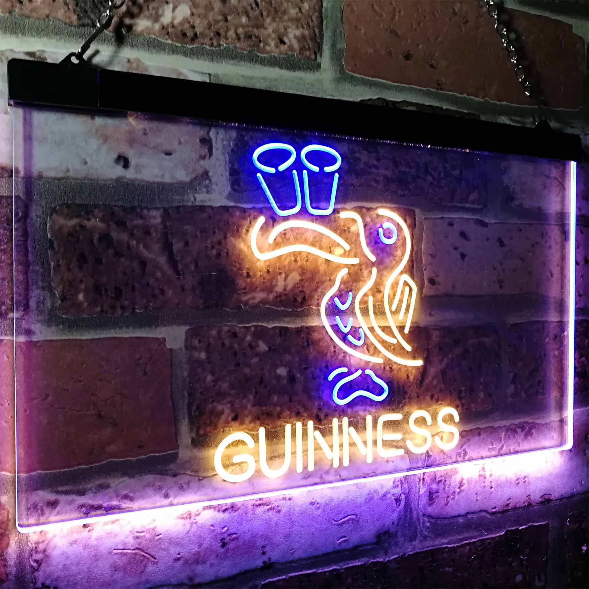 Lovely Day Guinness Beer Toucan Bar Decor Neon LED Sign