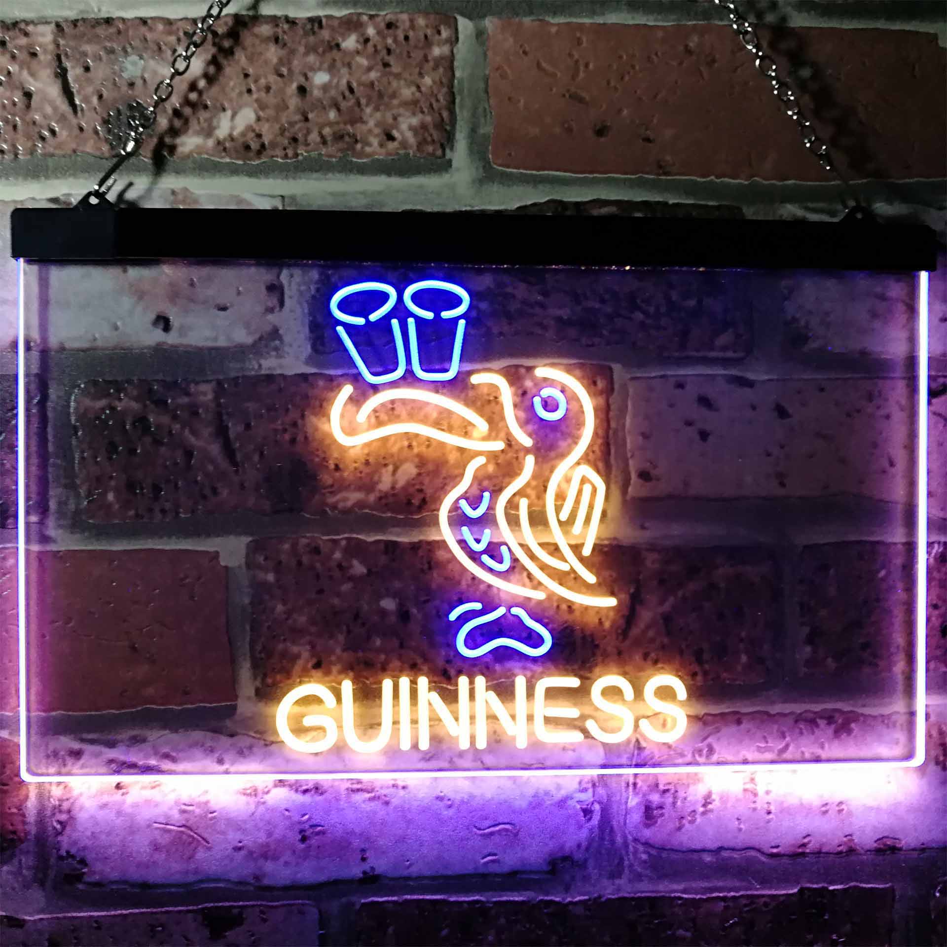 Lovely Day Guinness Beer Toucan Bar Decor Neon LED Sign