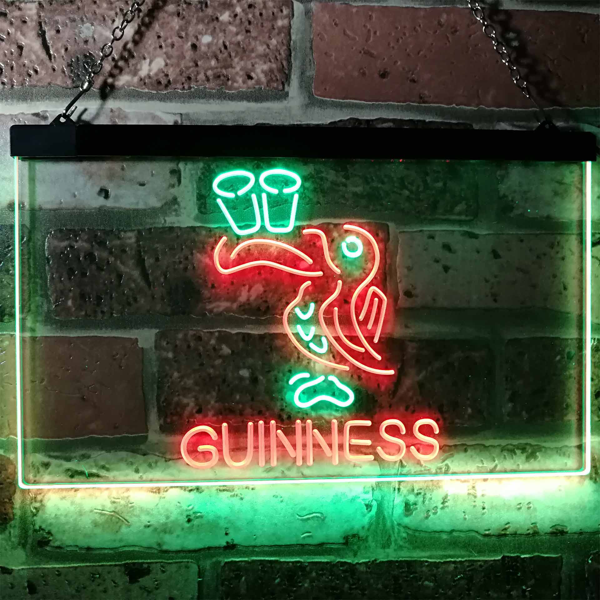 Lovely Day Guinness Beer Toucan Bar Decor Neon LED Sign