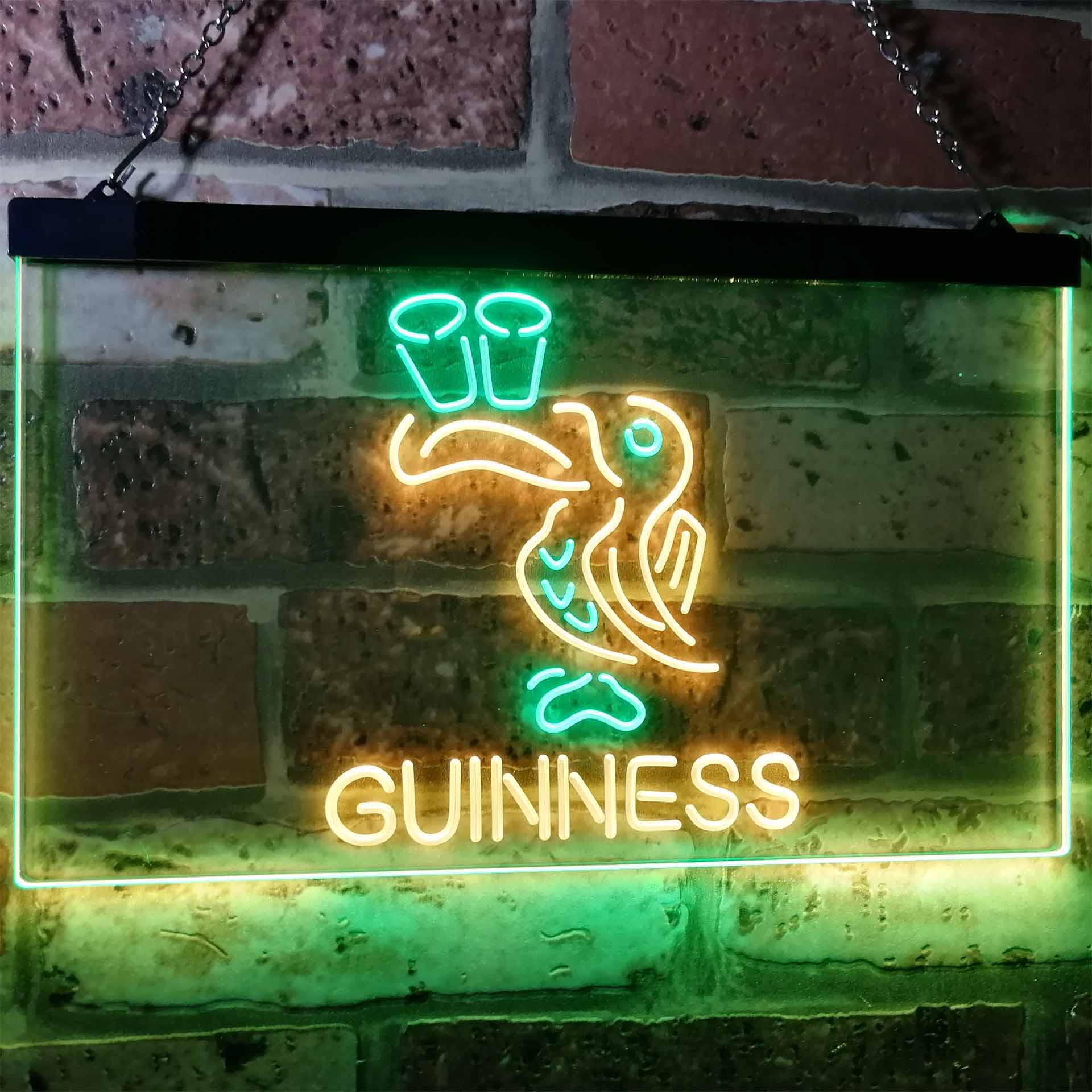 Lovely Day Guinness Beer Toucan Bar Decor Neon LED Sign