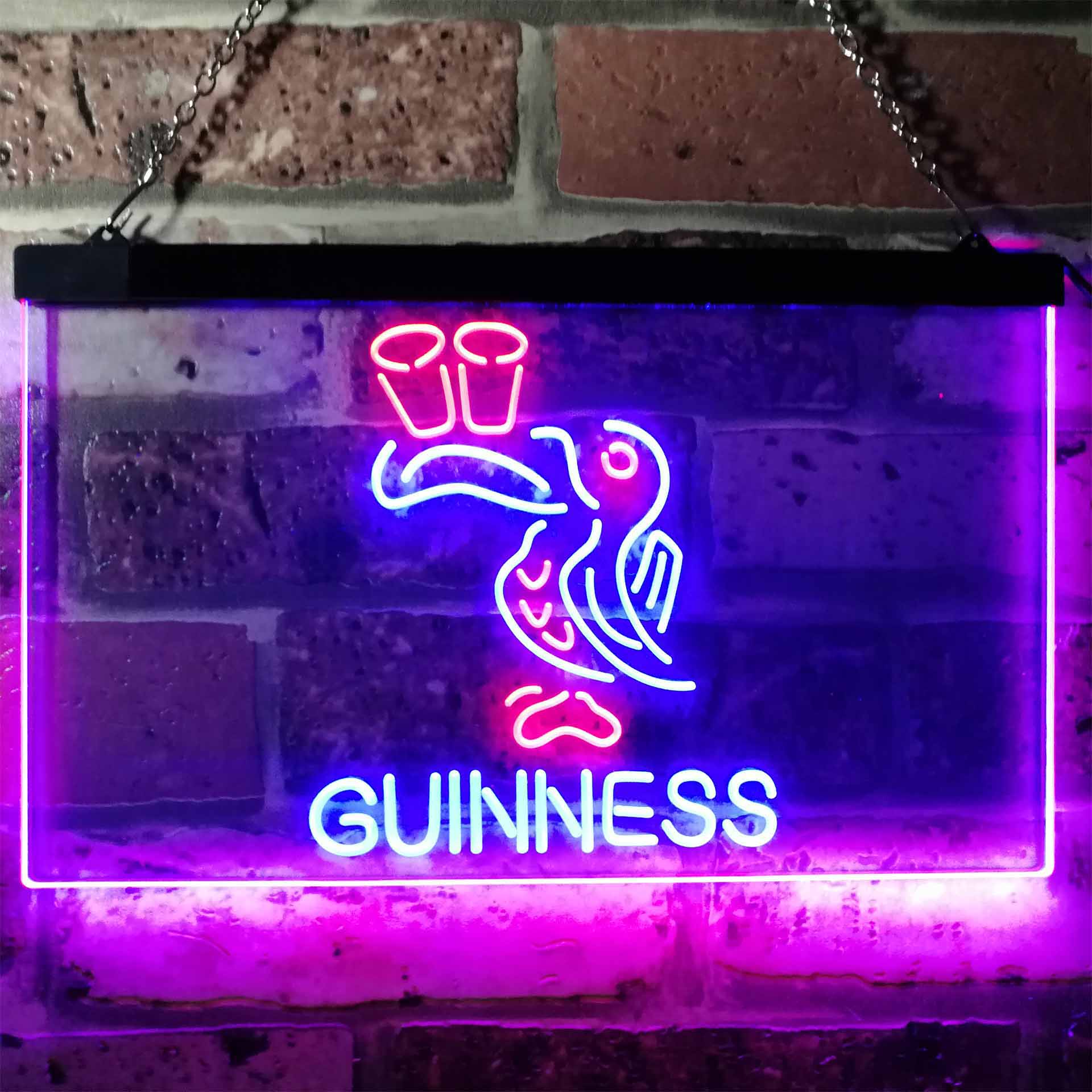 Lovely Day Guinness Beer Toucan Bar Decor Neon LED Sign