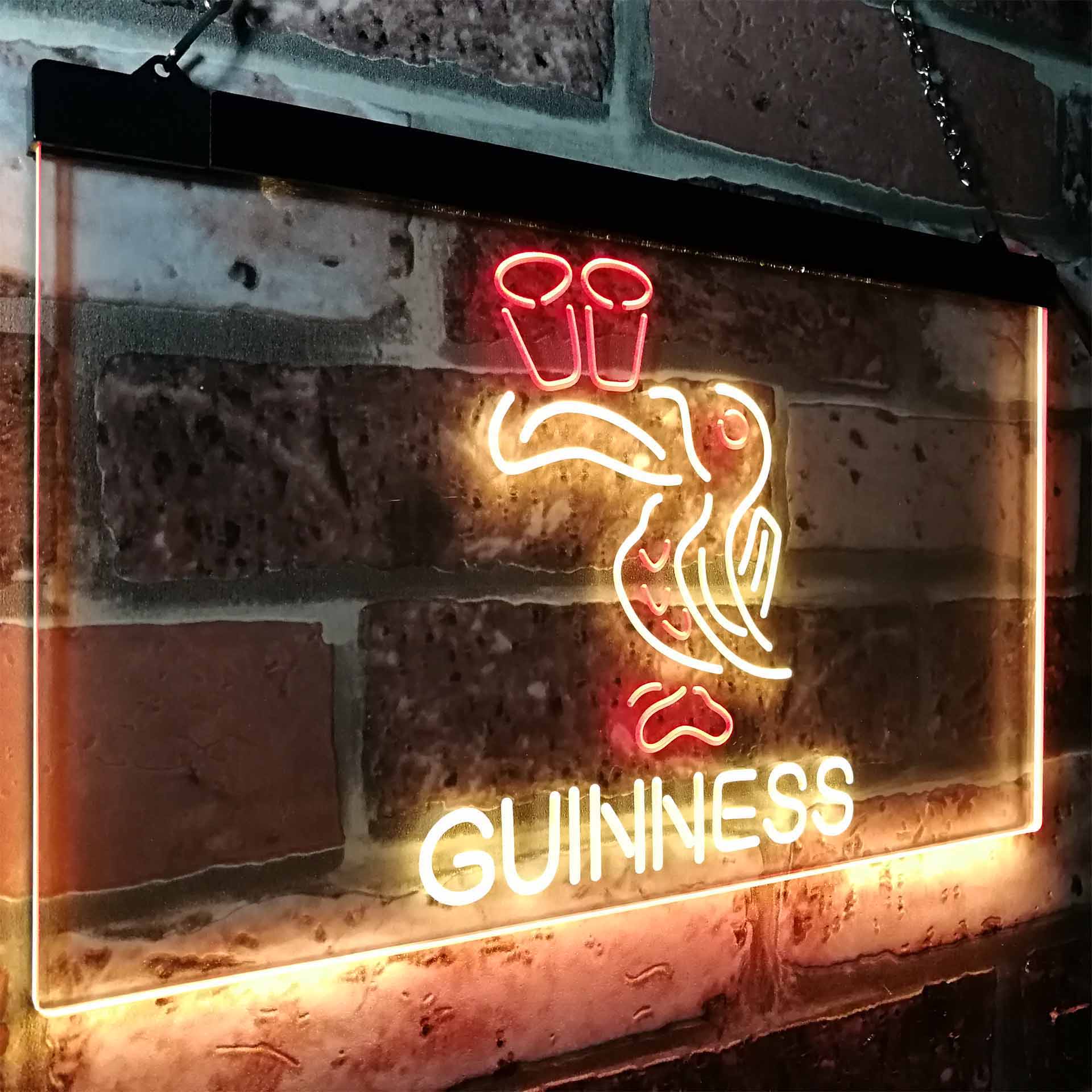 Lovely Day Guinness Beer Toucan Bar Decor Neon LED Sign