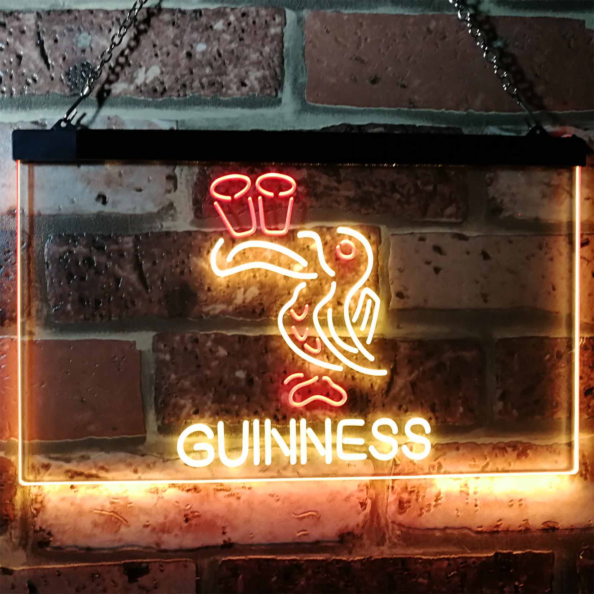 Lovely Day Guinness Beer Toucan Bar Decor Neon LED Sign