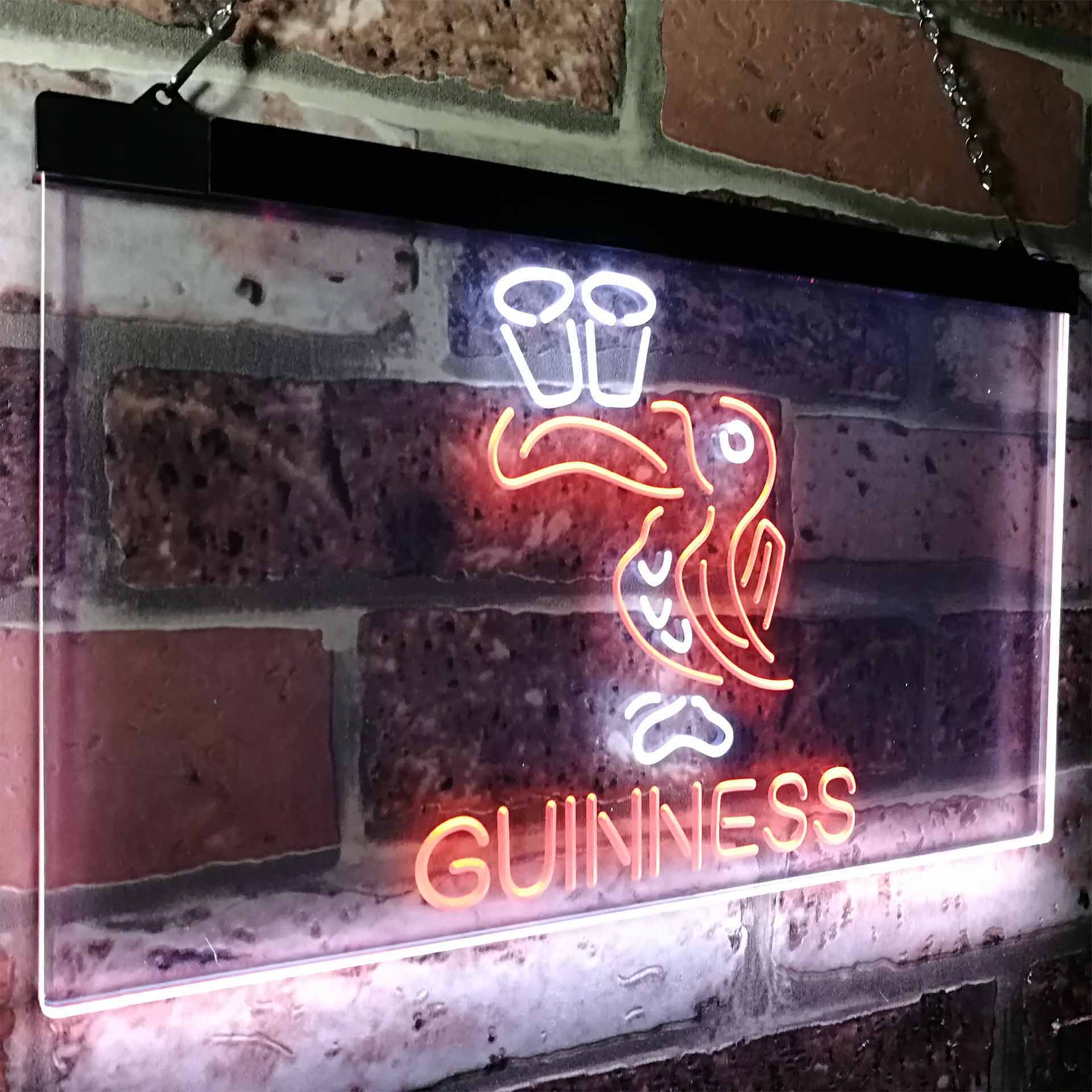 Lovely Day Guinness Beer Toucan Bar Decor Neon LED Sign