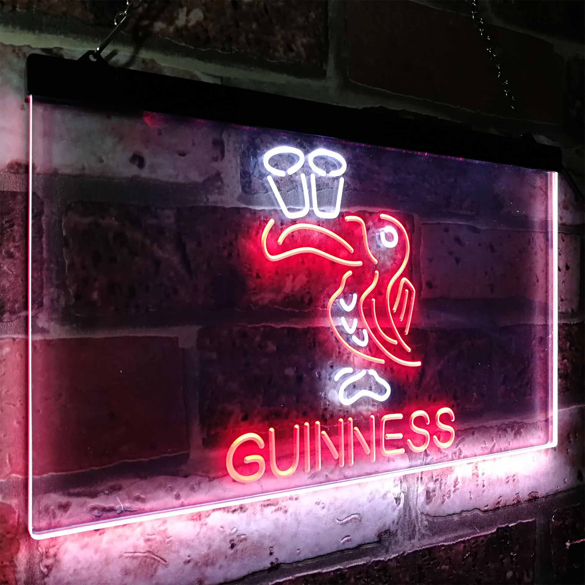 Lovely Day Guinness Beer Toucan Bar Decor Neon LED Sign