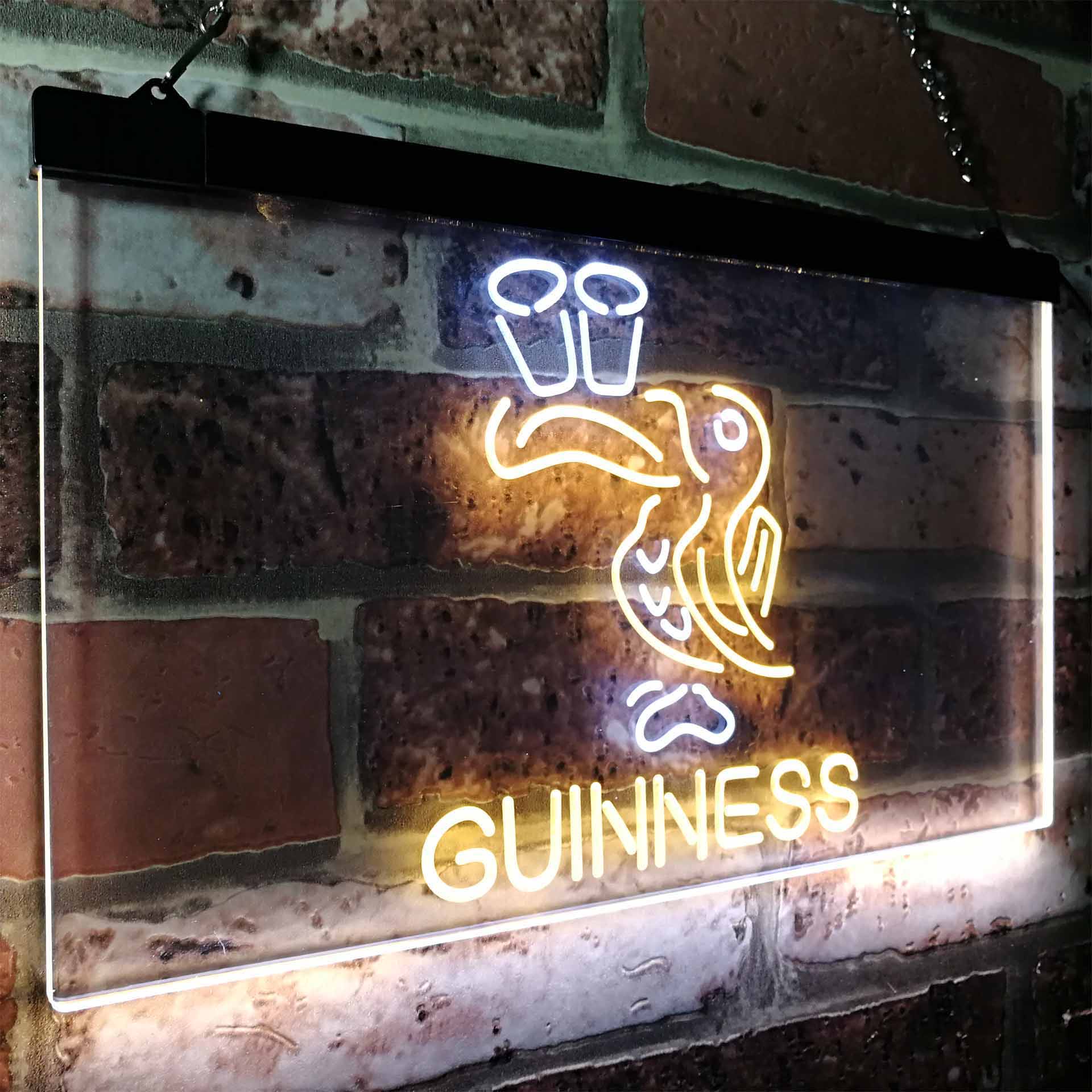 Lovely Day Guinness Beer Toucan Bar Decor Neon LED Sign