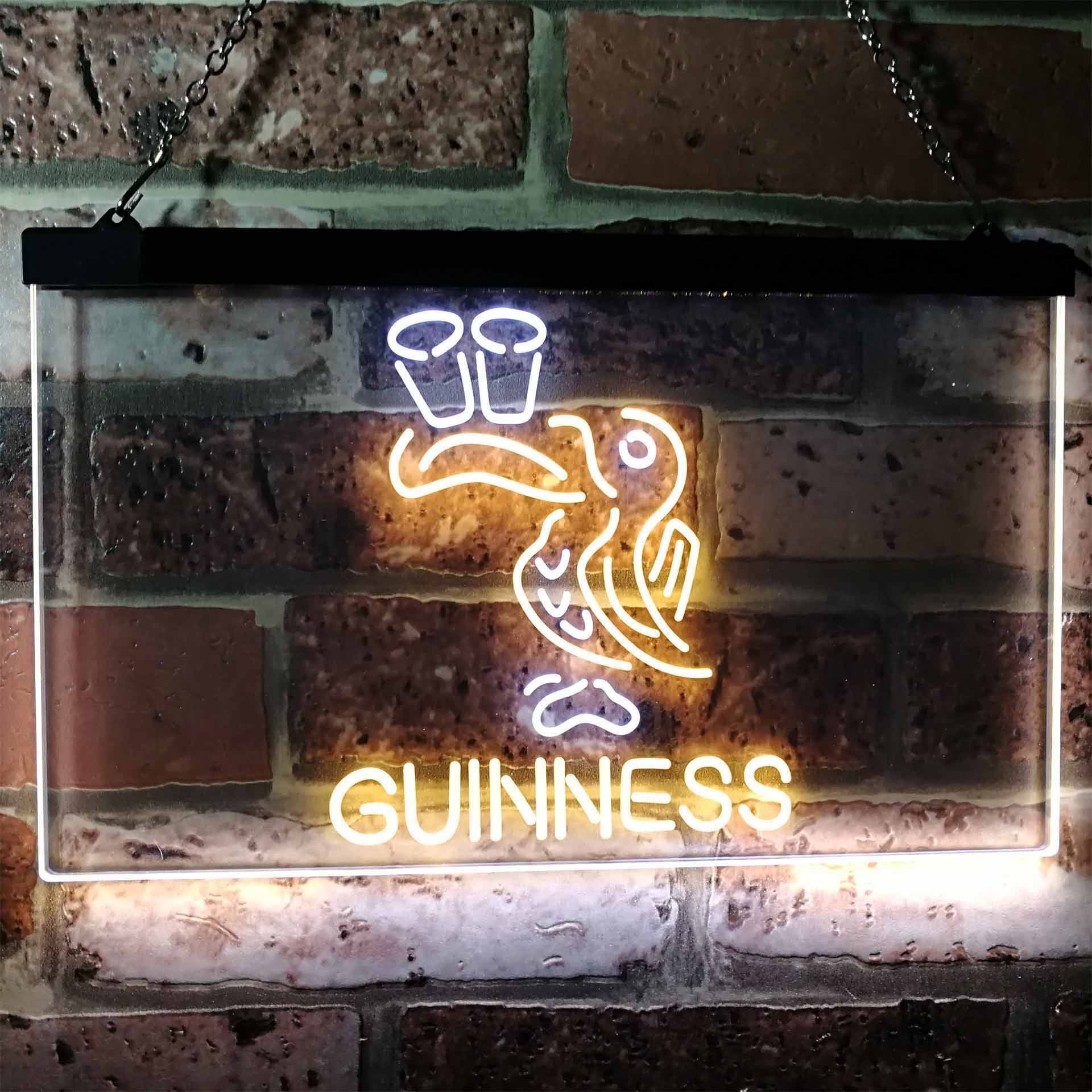 Lovely Day Guinness Beer Toucan Bar Decor Neon LED Sign