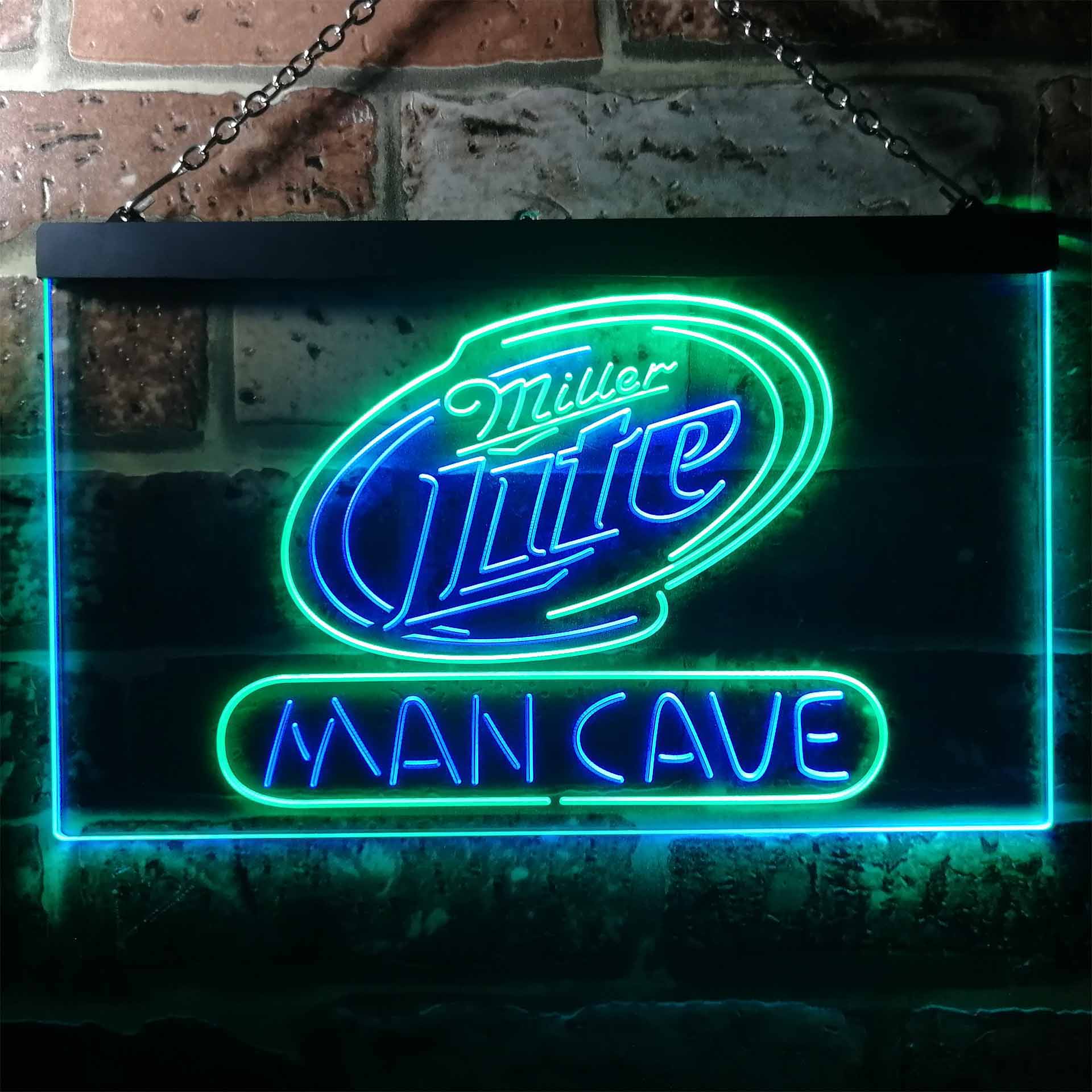 Miller Lite Man Cave Beer Bar Neon LED Sign