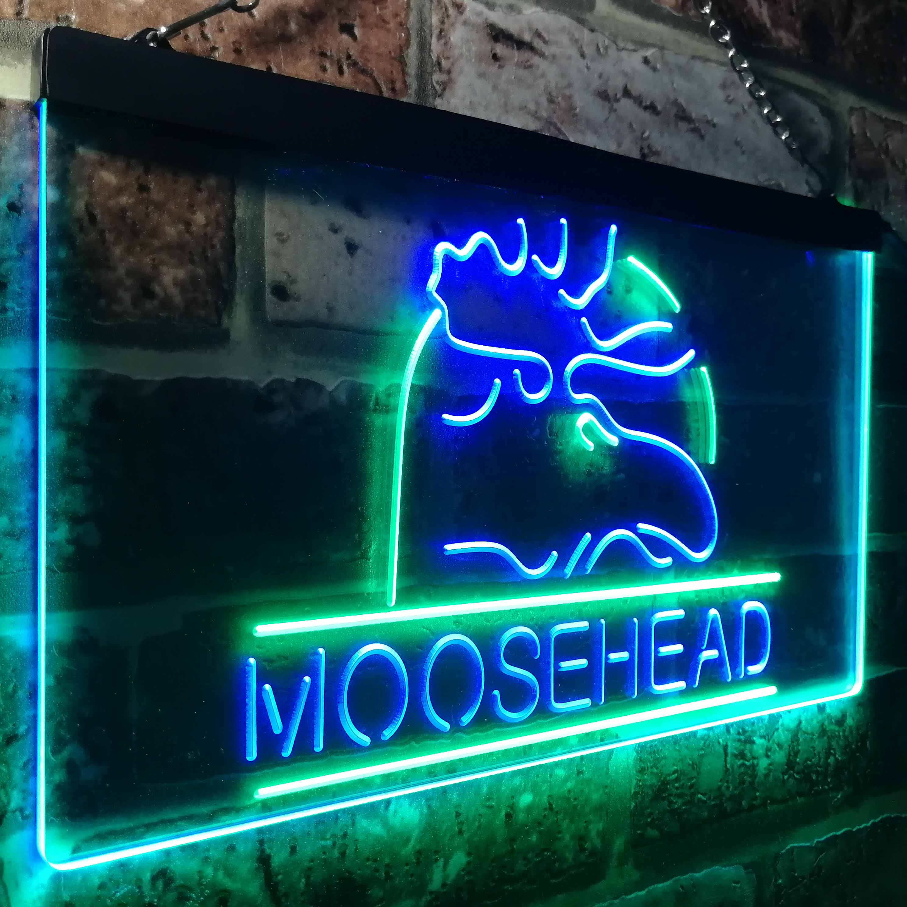 Moosehead Lager Beer Man Cave Neon LED Sign