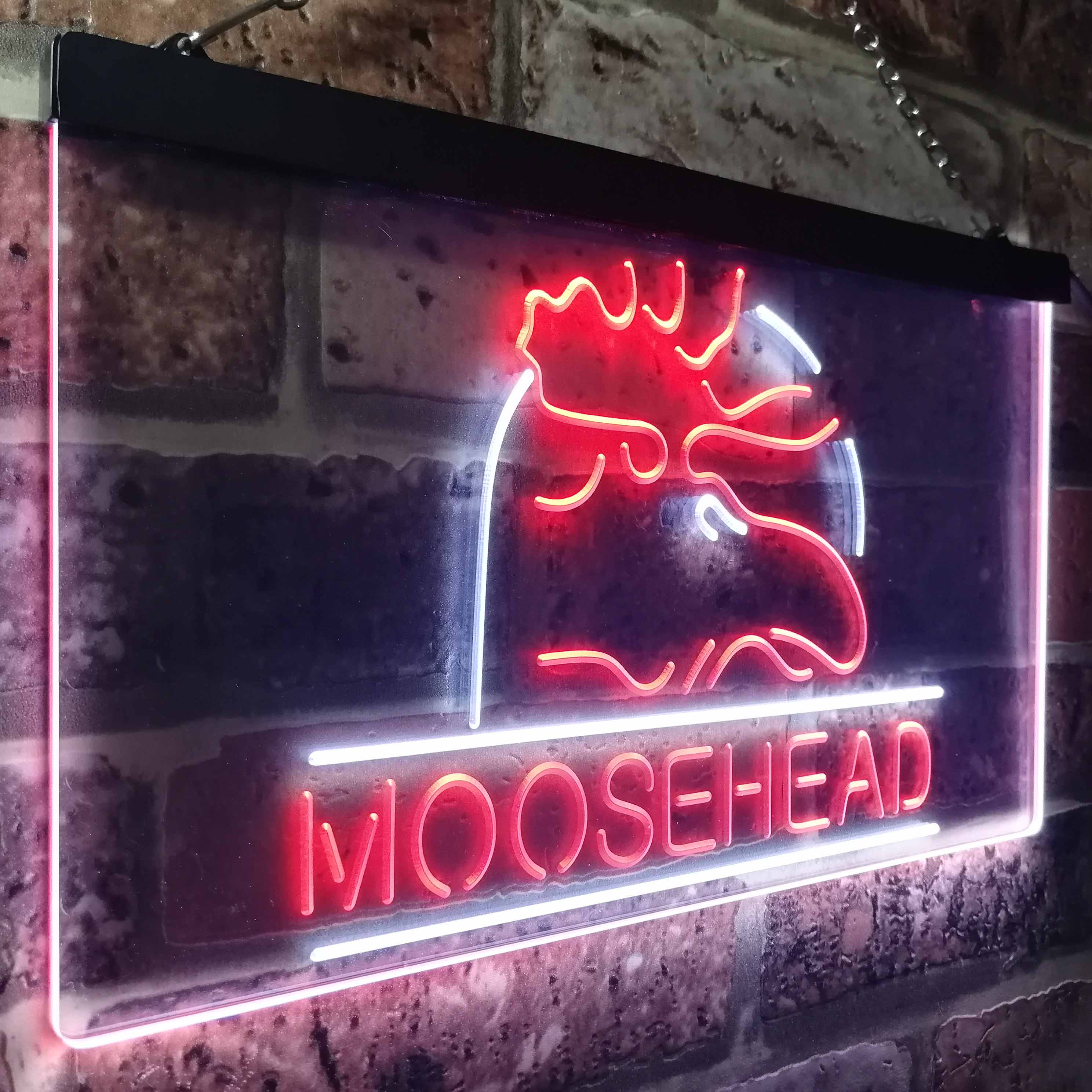Moosehead Lager Beer Man Cave Neon LED Sign