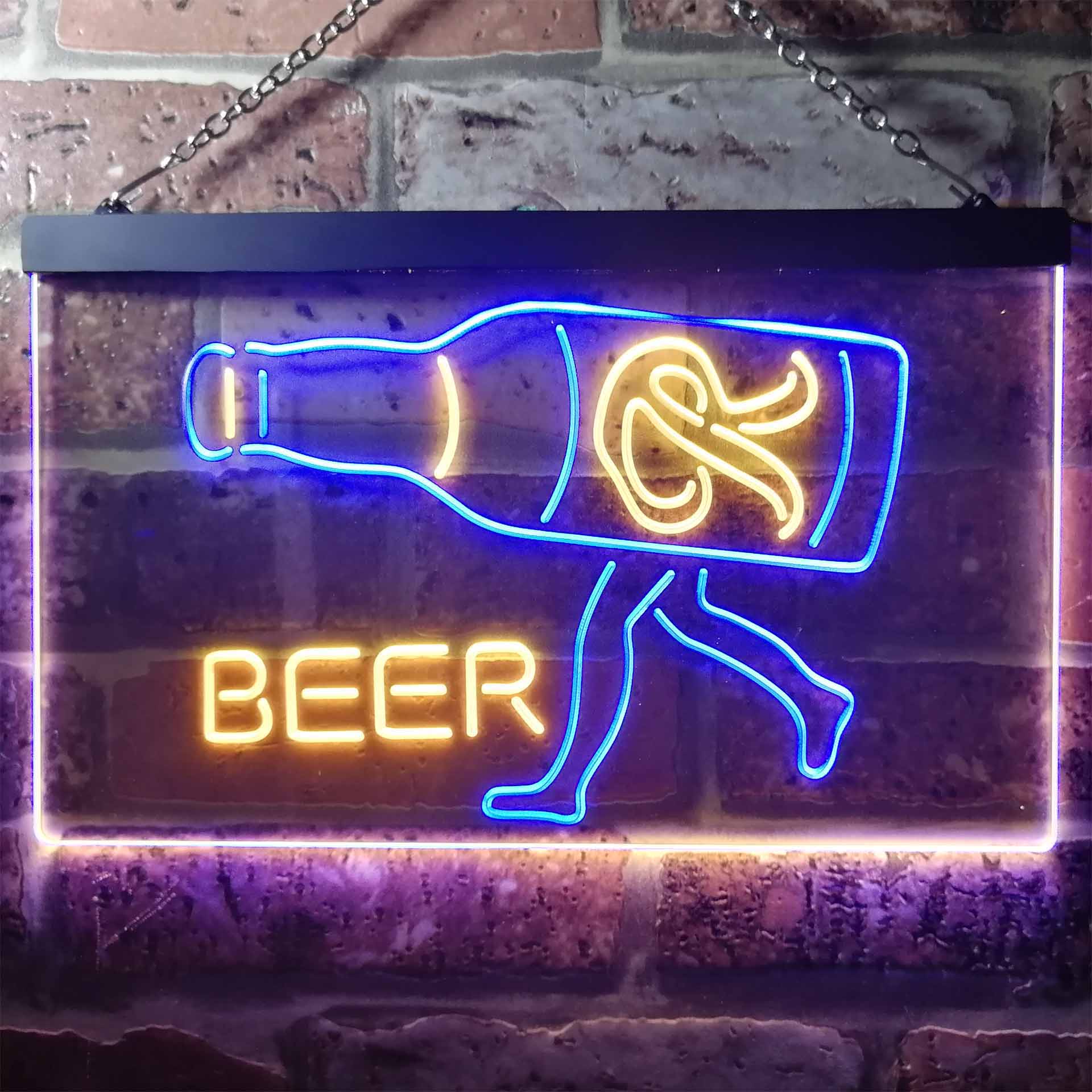 Rainier Beer Garage Man Cave Bar Neon LED Sign