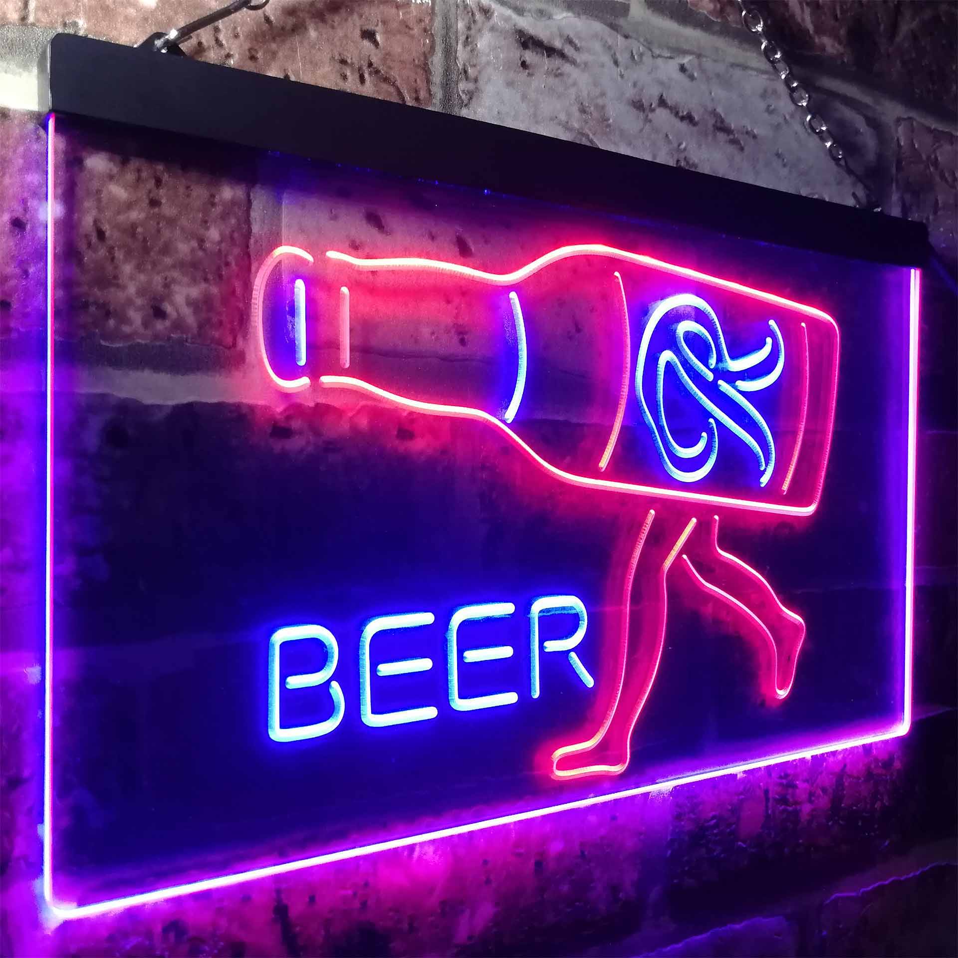 Rainier Beer Garage Man Cave Bar Neon LED Sign