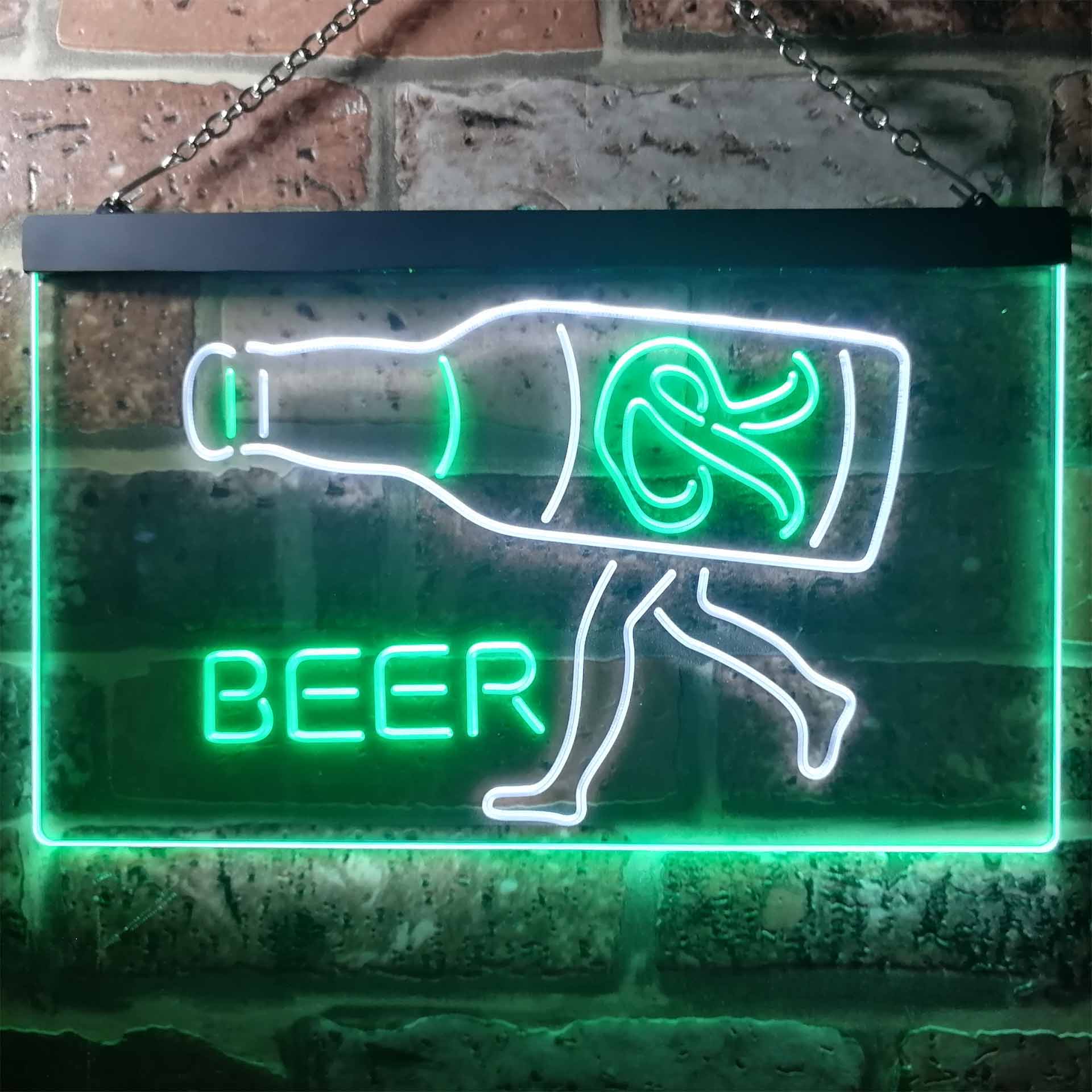 Rainier Beer Garage Man Cave Bar Neon LED Sign