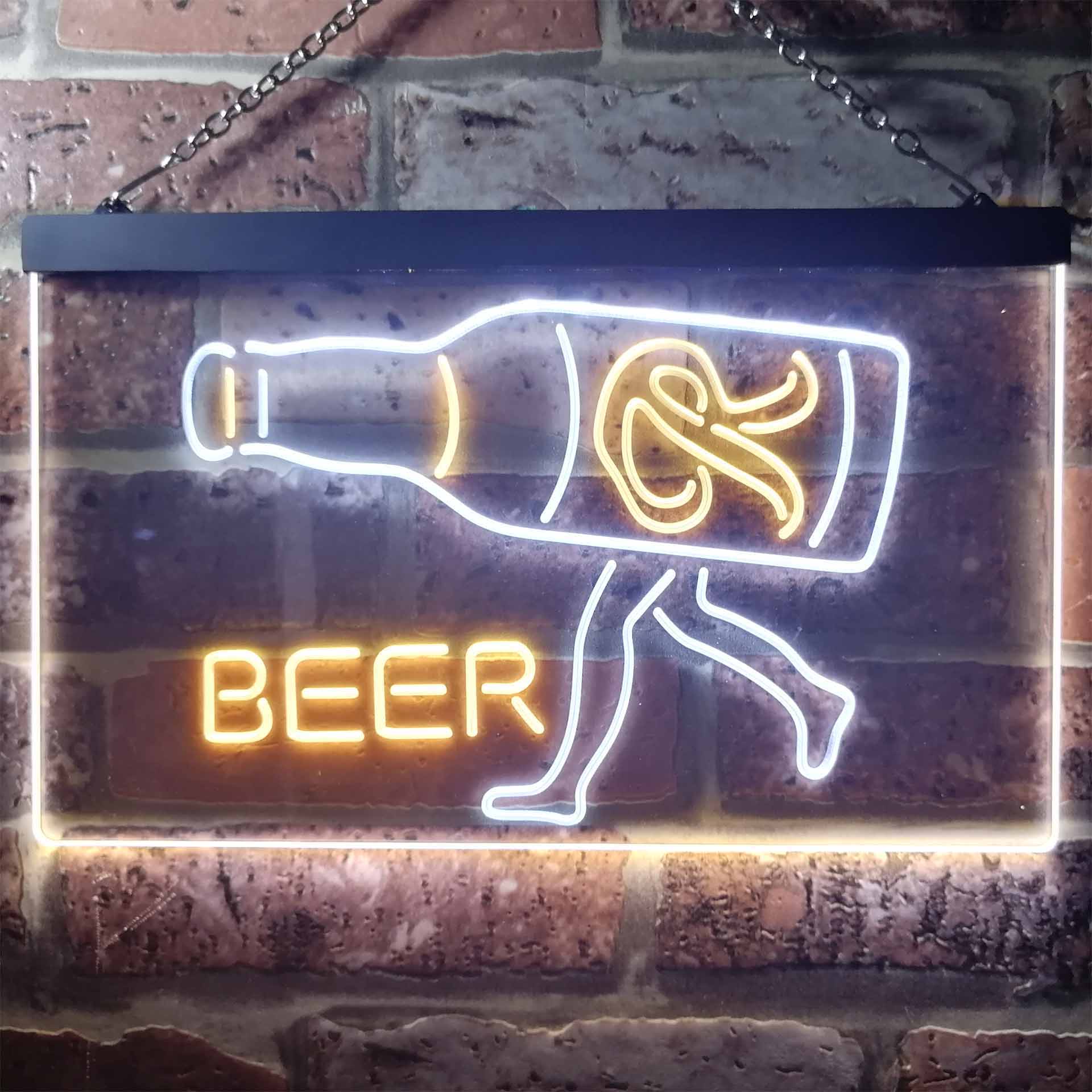 Rainier Beer Garage Man Cave Bar Neon LED Sign