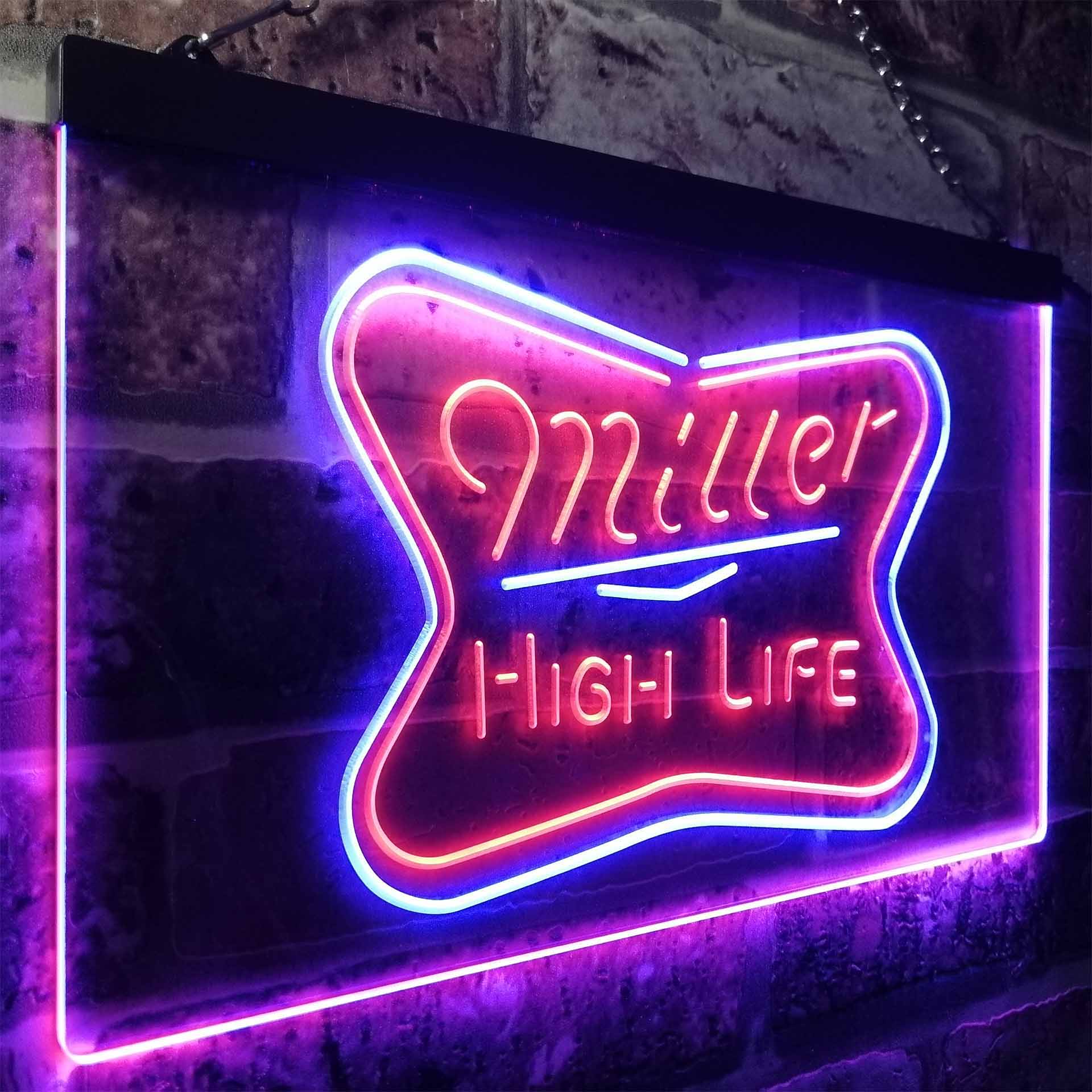 Miller High Life Beer Neon Sign - LED LAB CAVE