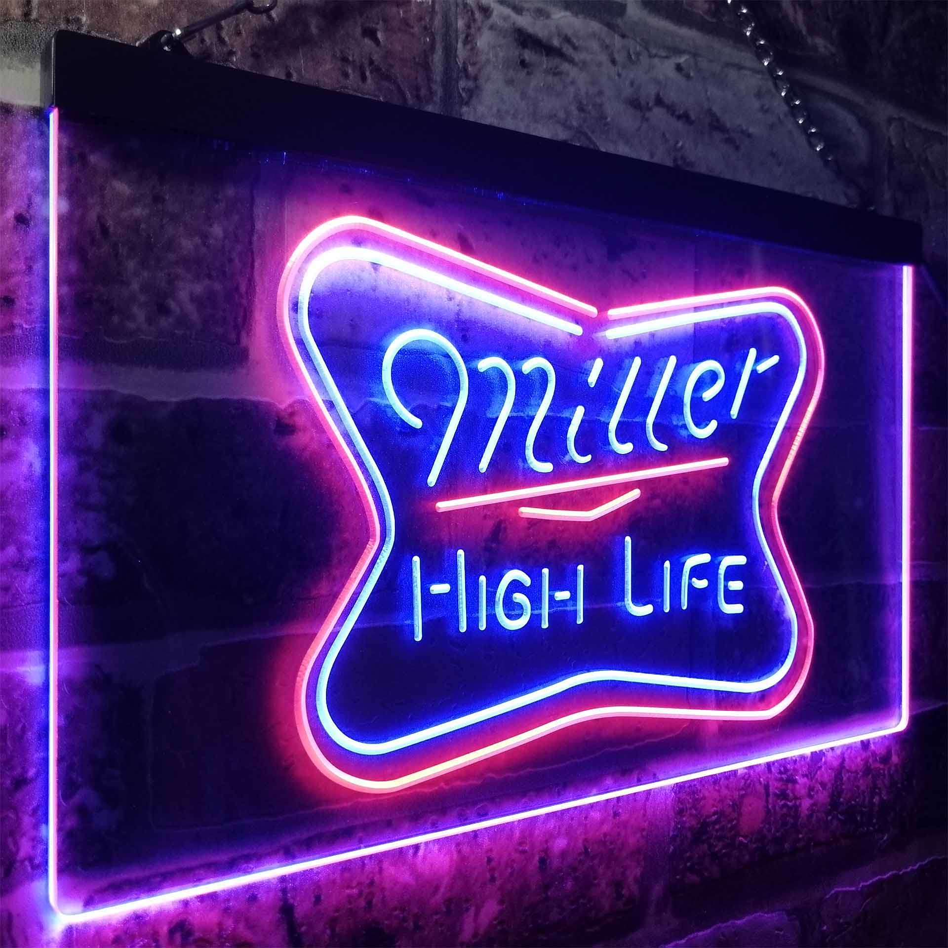 Miller High Life Beer Neon Sign - LED LAB CAVE