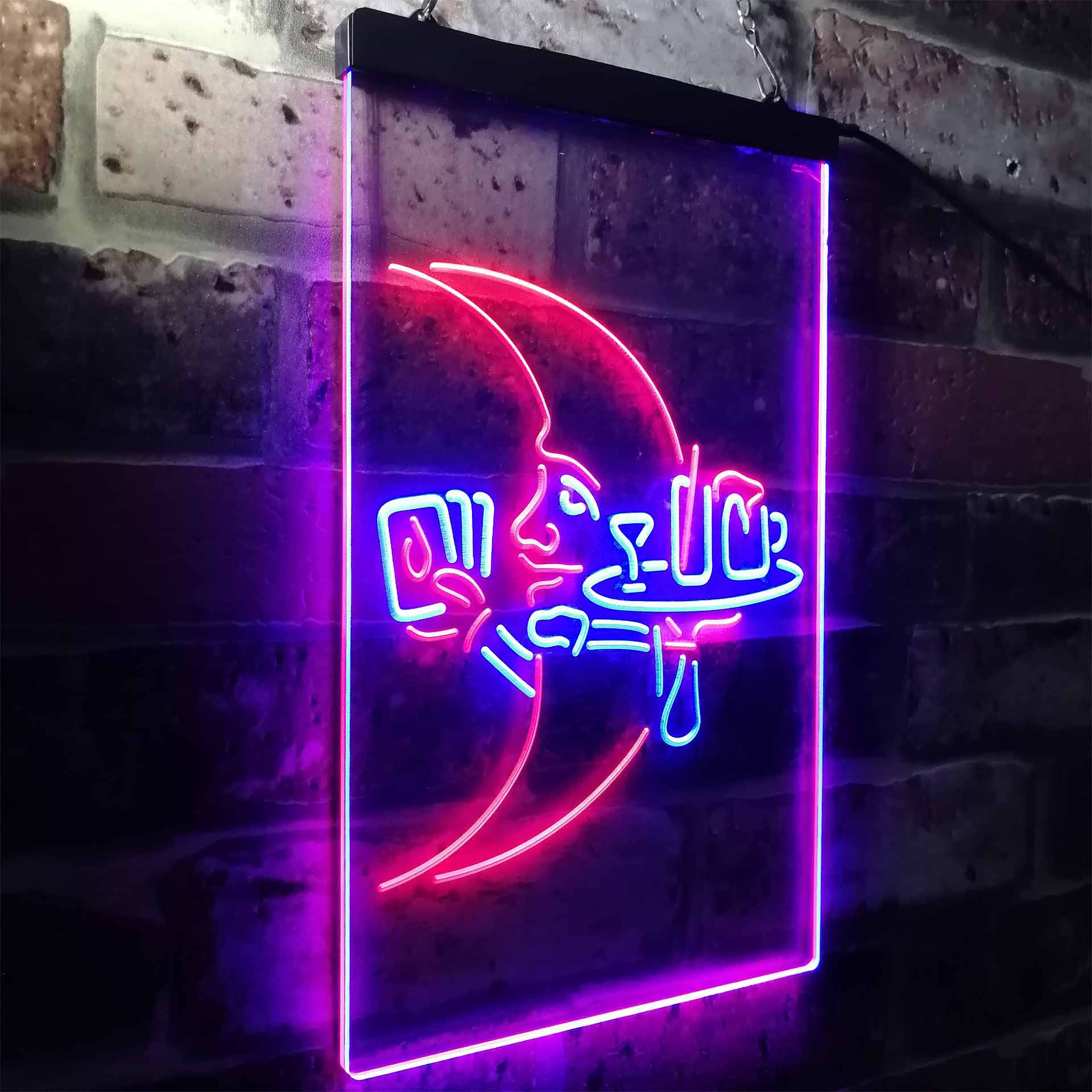 Blue Moon Beer Neon LED Sign