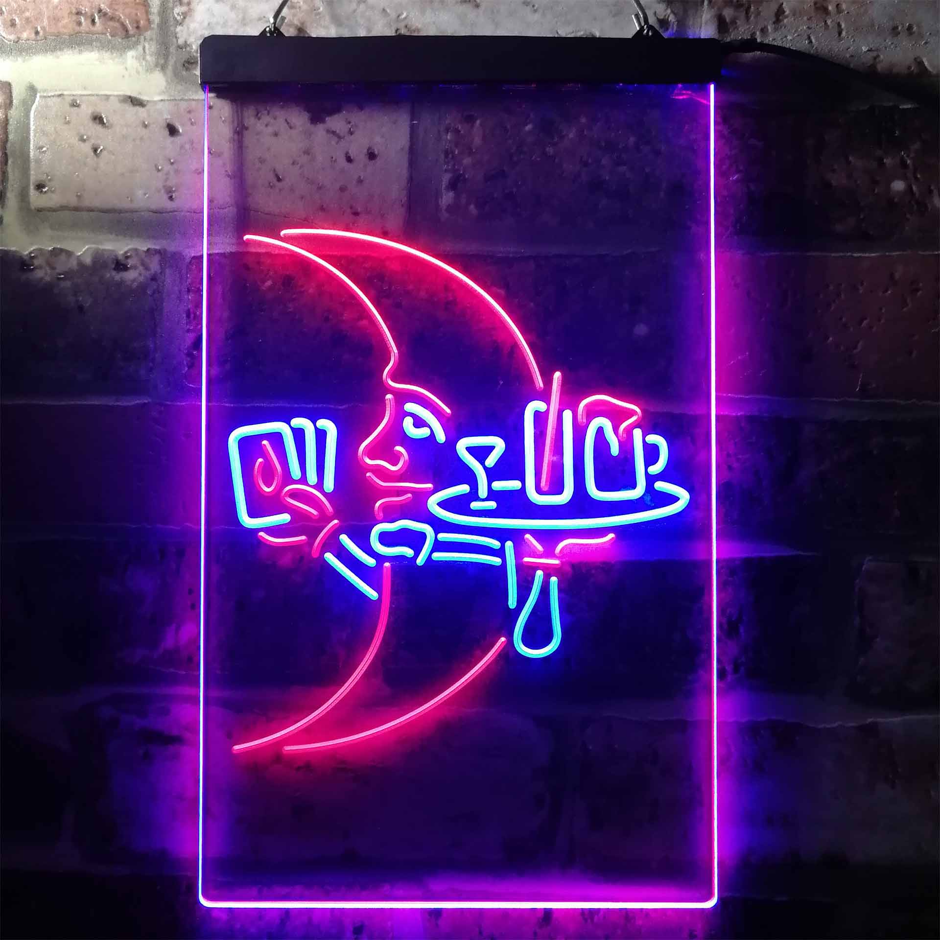 Blue Moon Beer Neon LED Sign