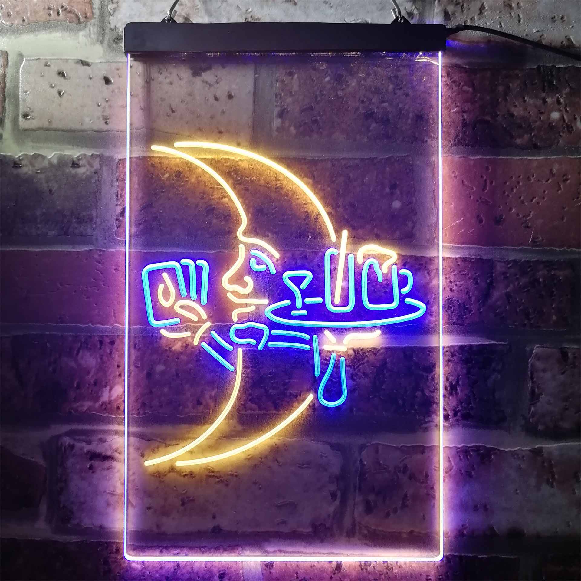 Blue Moon Beer Neon LED Sign