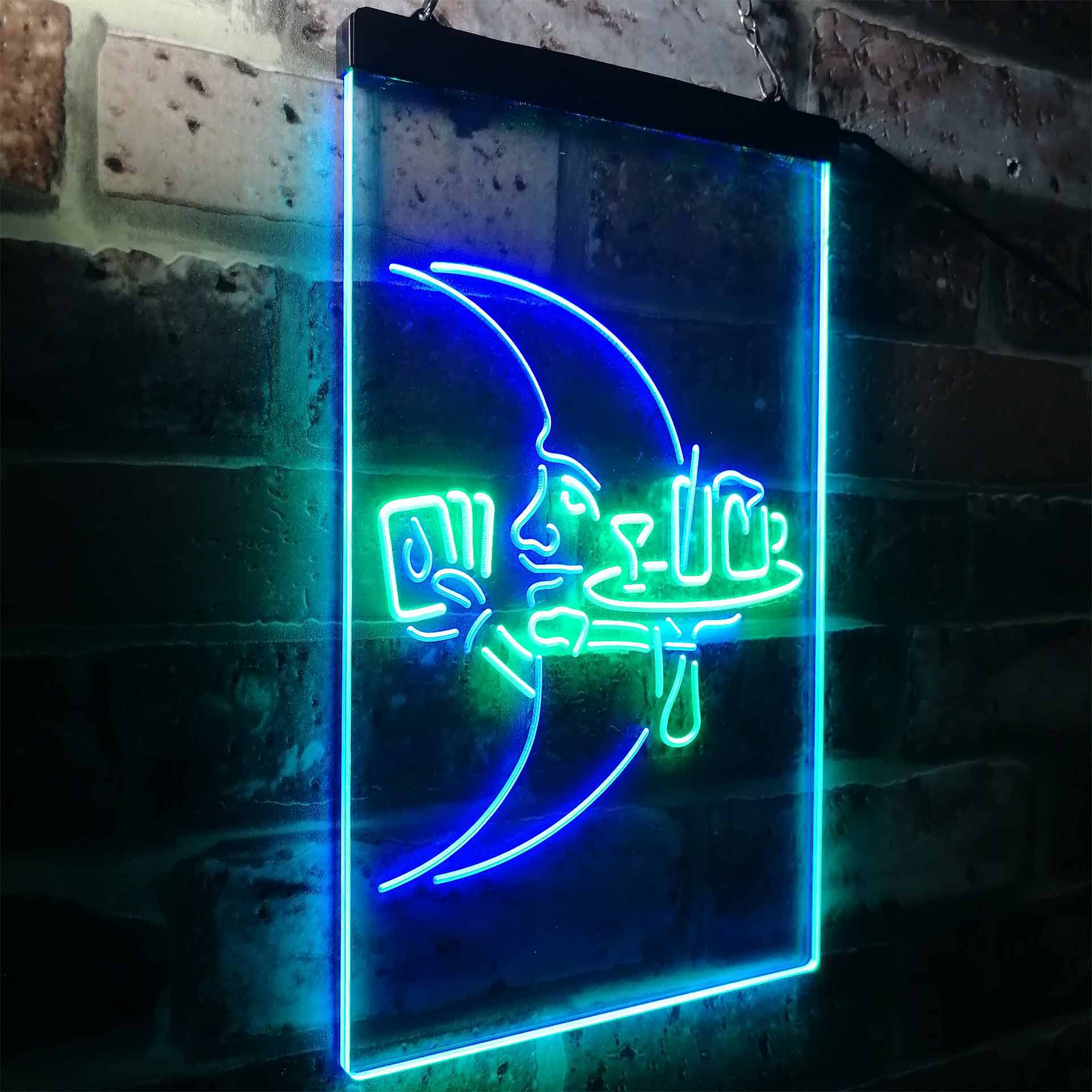 Blue Moon Beer Neon LED Sign