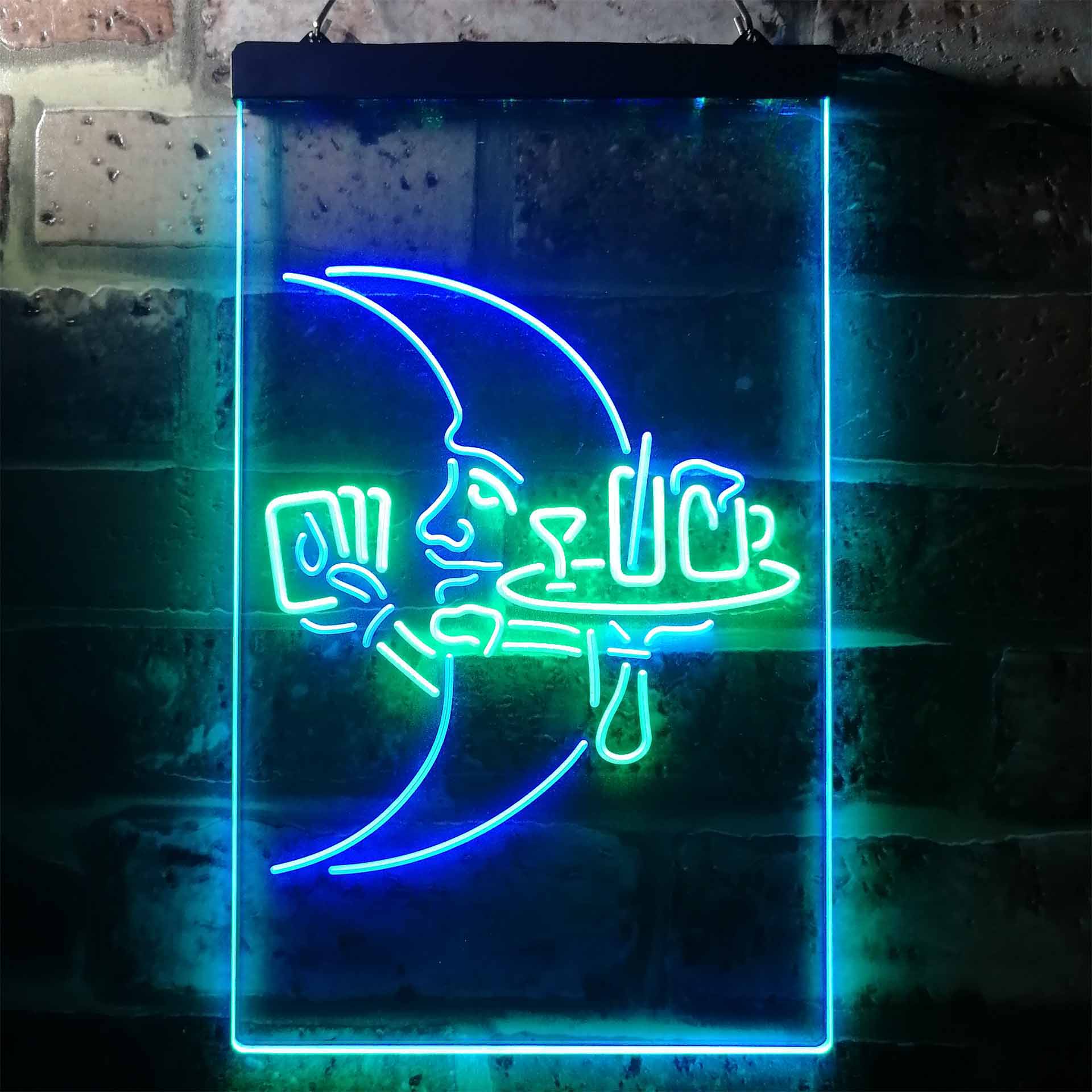 Blue Moon Beer Neon LED Sign