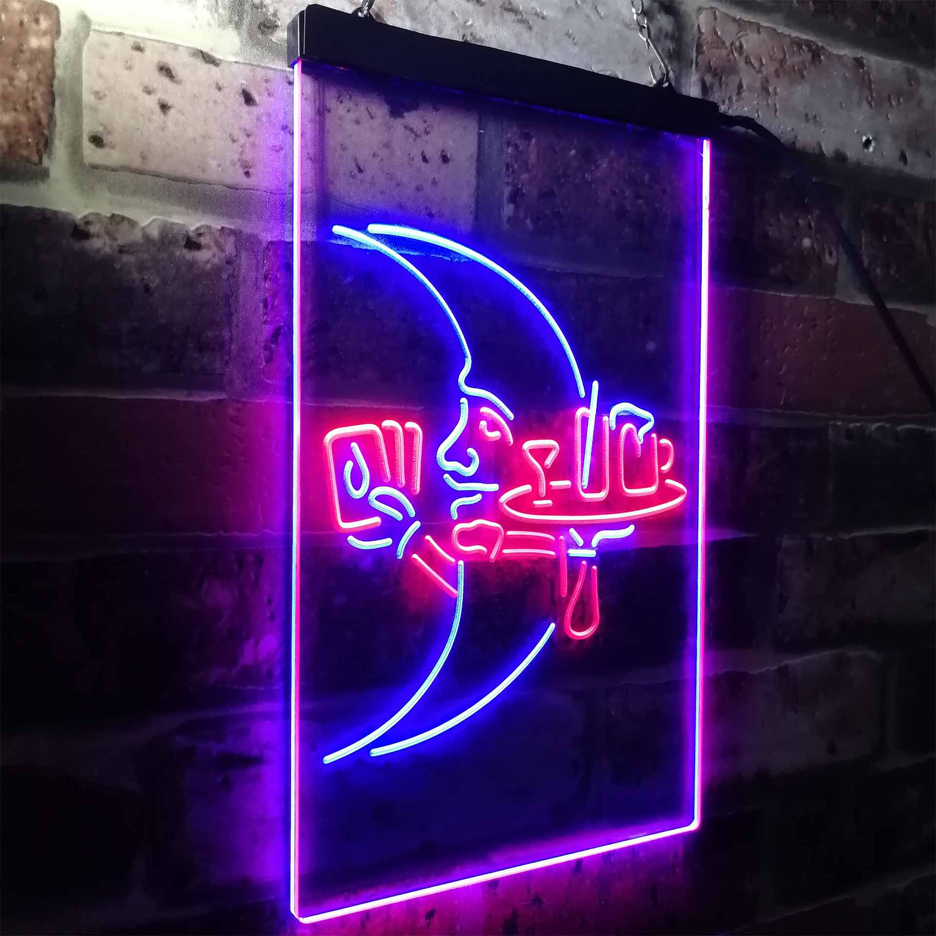 Blue Moon Beer Neon LED Sign