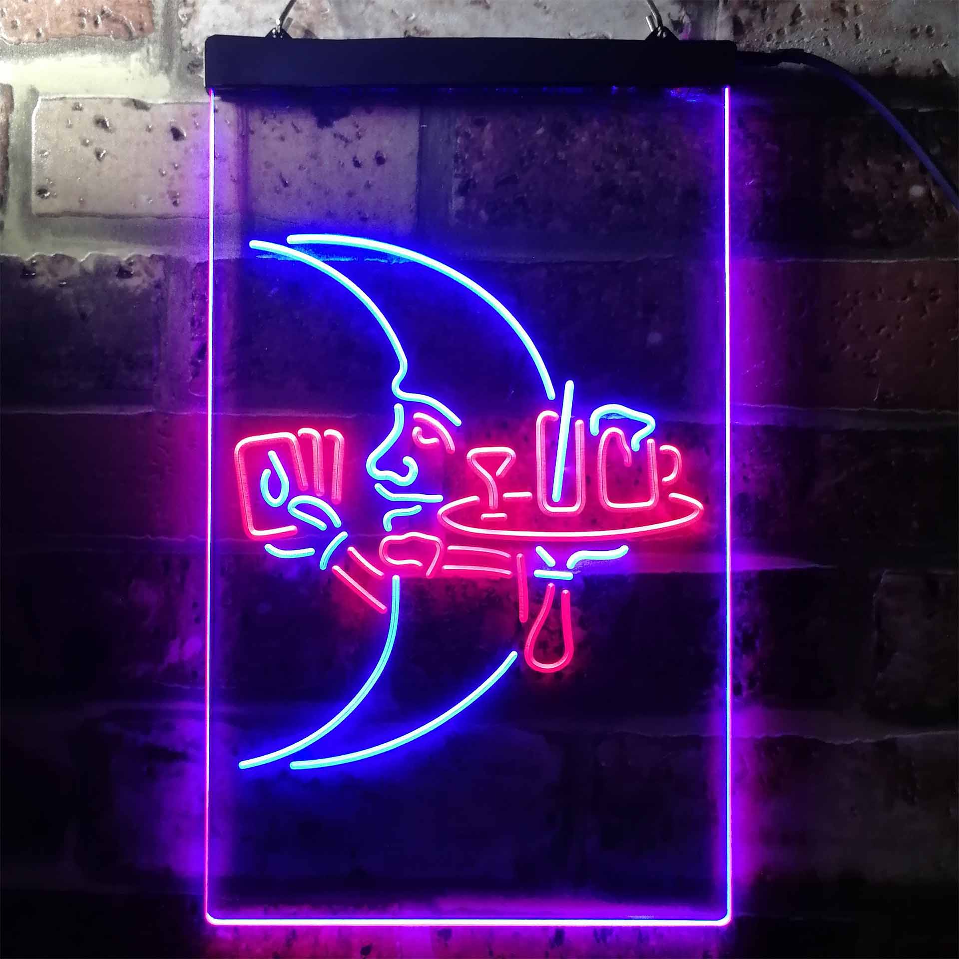 Blue Moon Beer Neon LED Sign