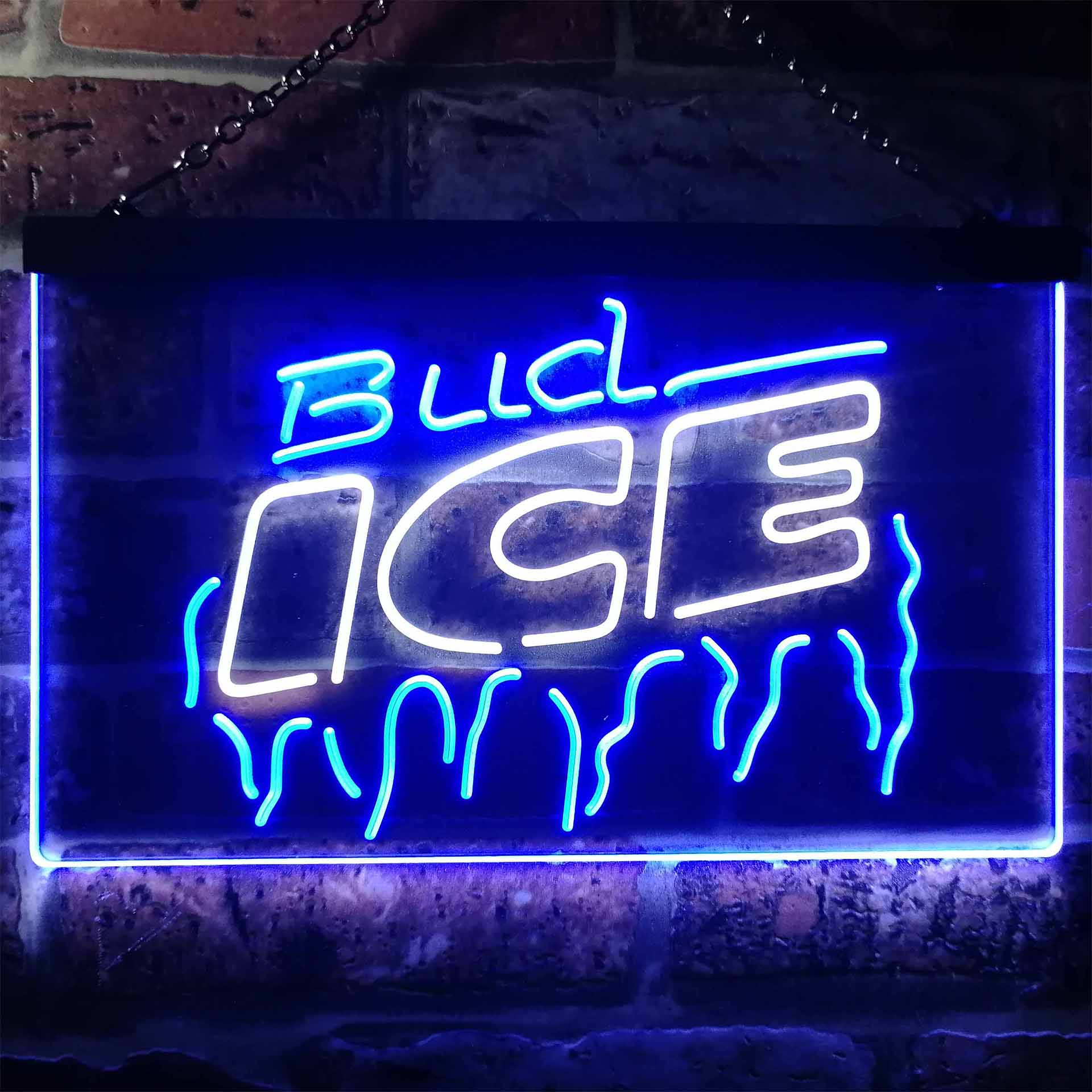 Bud Light Ice Beer Neon LED Sign