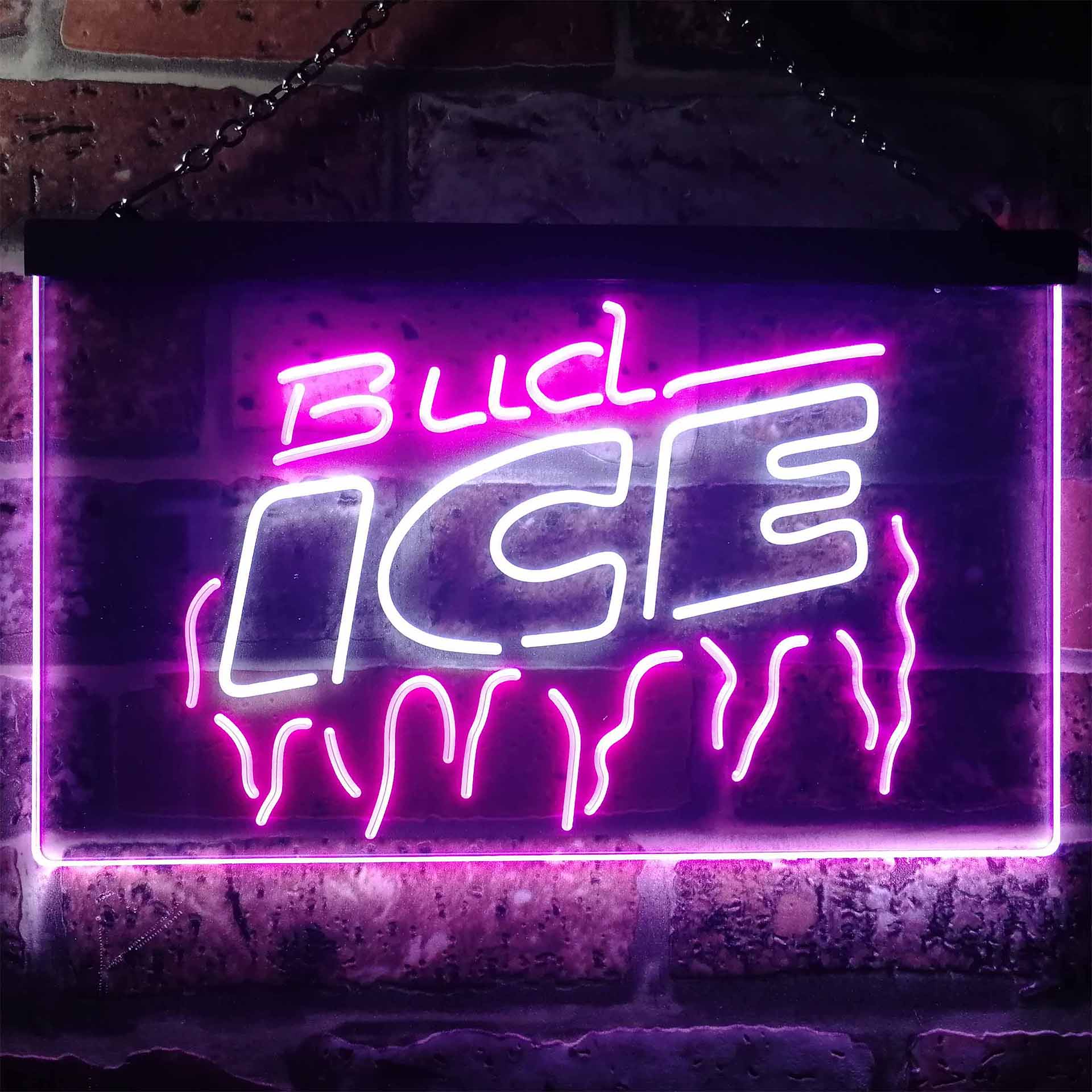 Bud Light Ice Beer Neon LED Sign