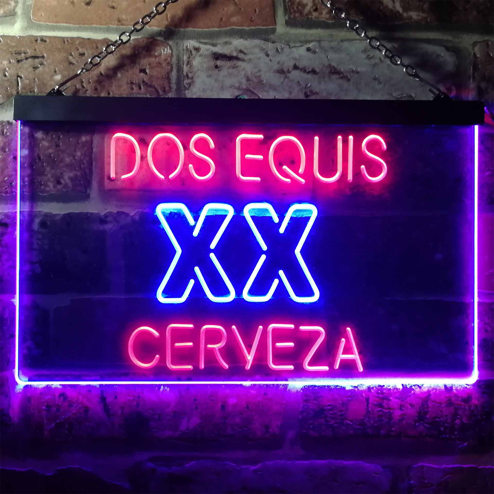 Dos Equis XX Cerveza Neon LED Sign