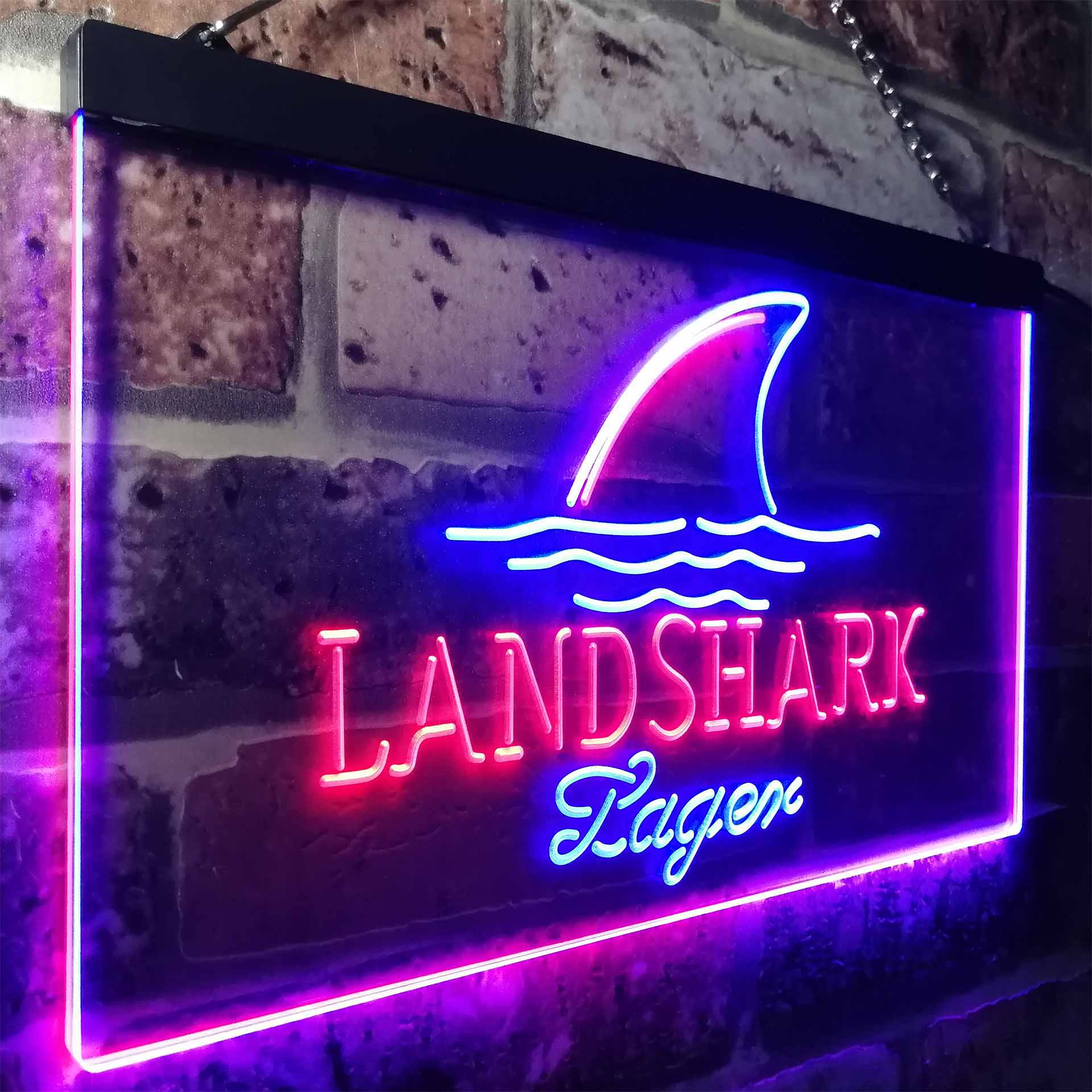 Landshark Larger Beer Neon LED Sign