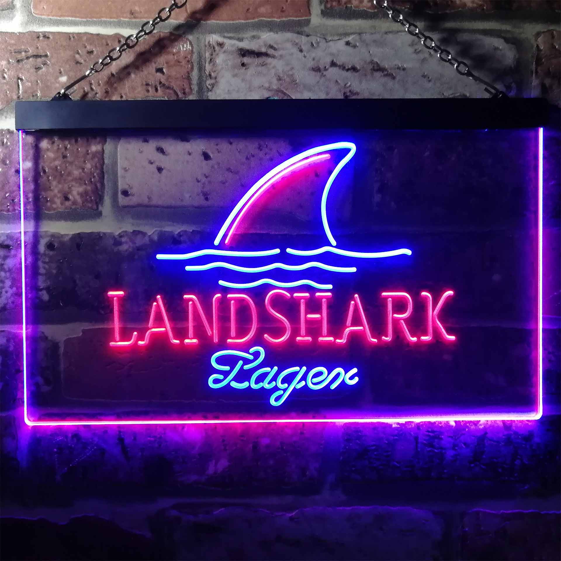 Landshark Larger Beer Neon LED Sign