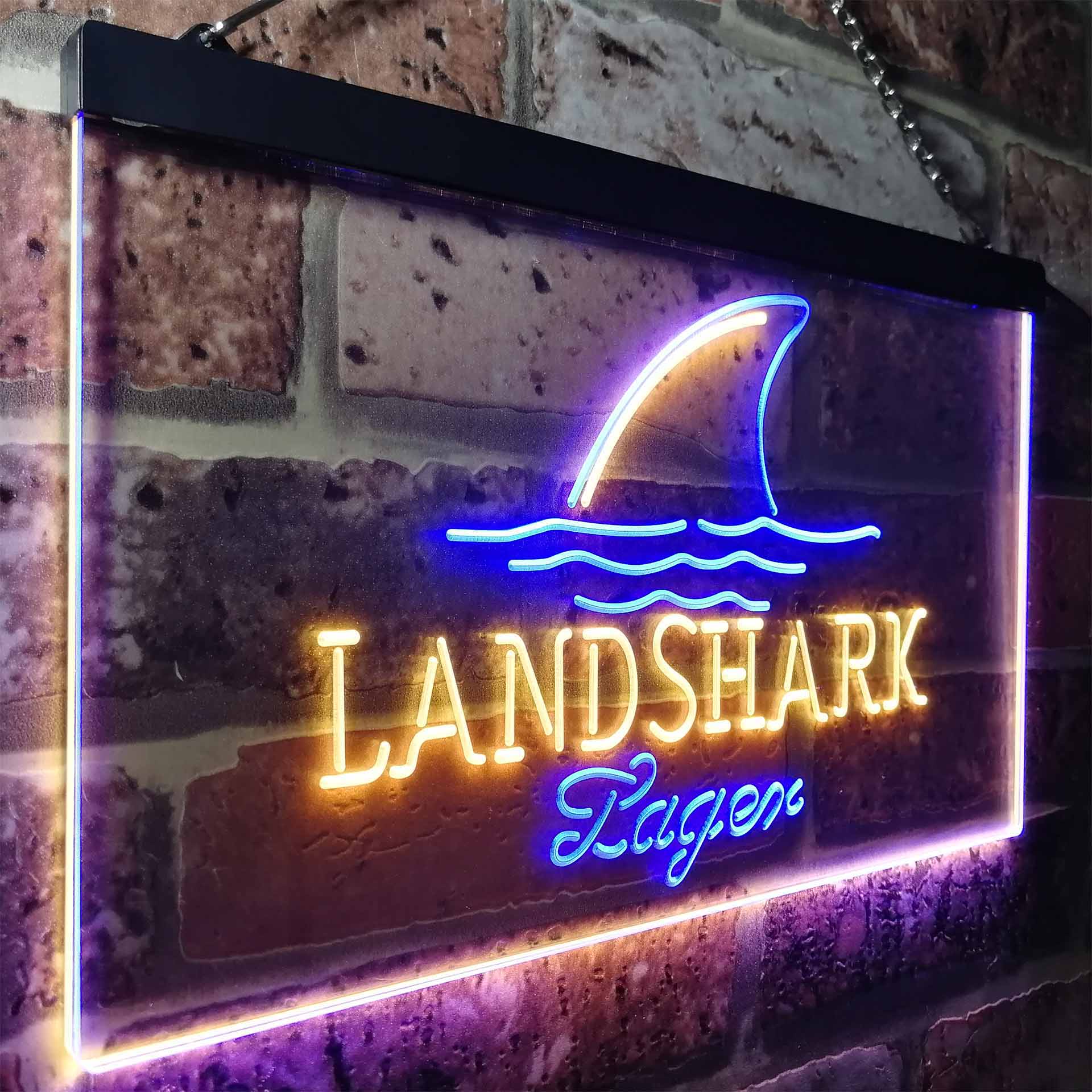 Landshark Larger Beer Neon LED Sign