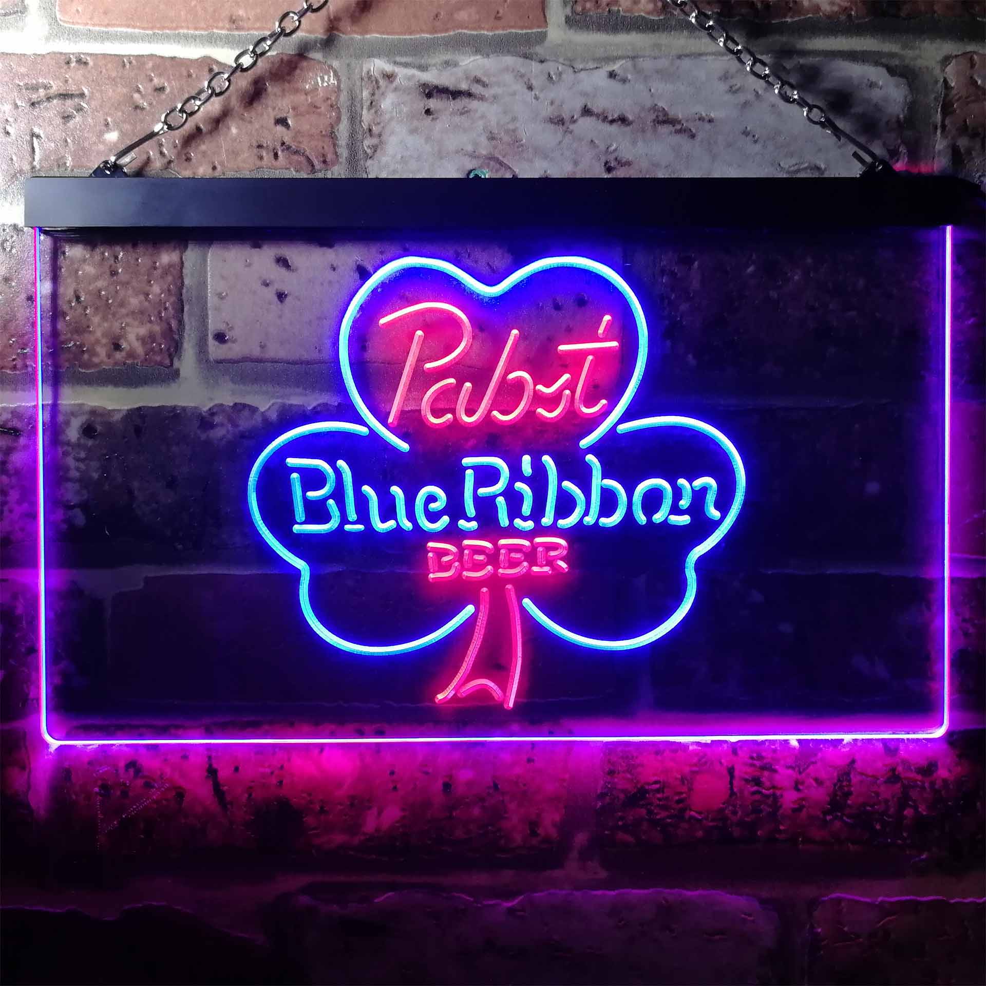 Pabst Blue Ribbon Beer Bar Neon LED Sign
