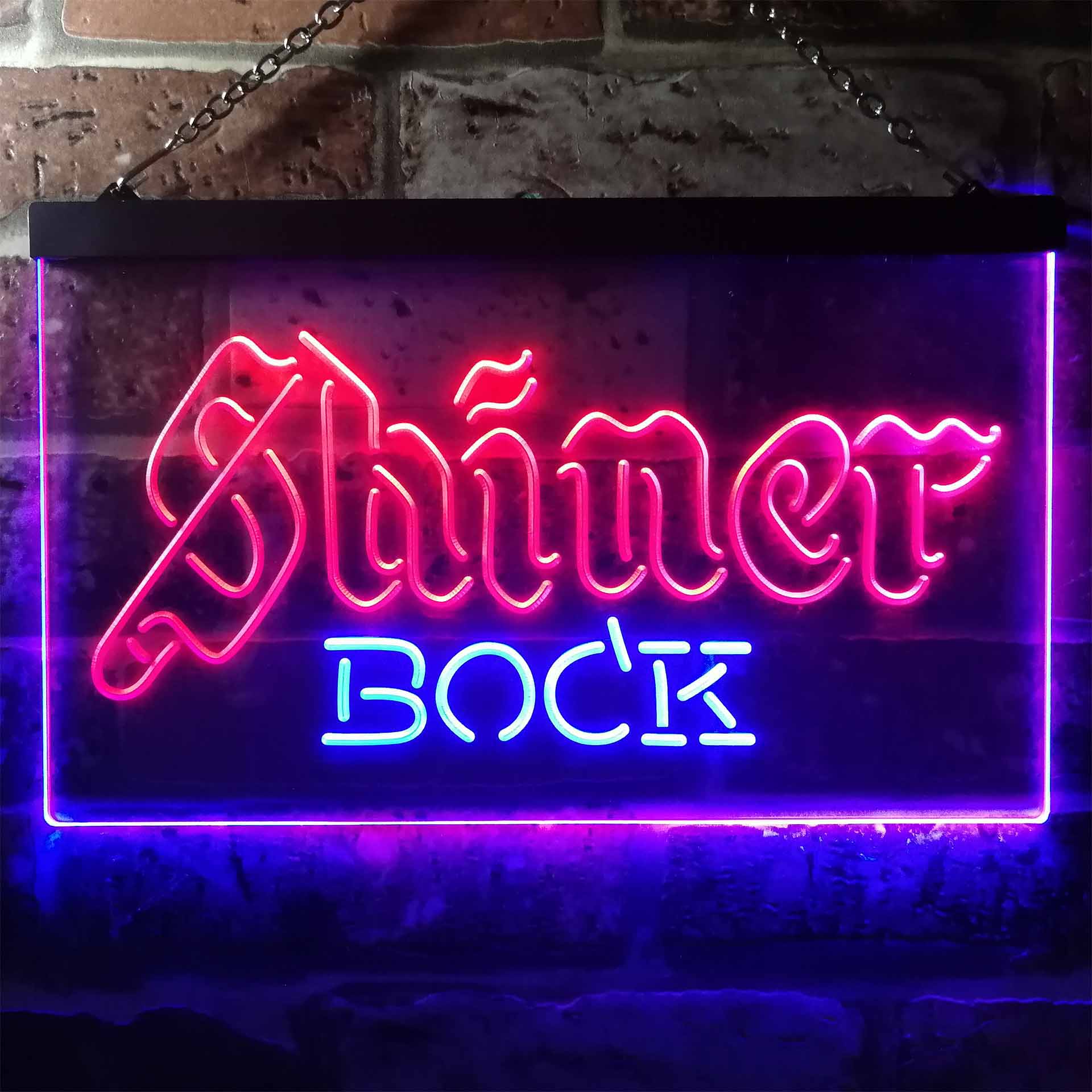 Shiner Bock Beer Neon LED Sign