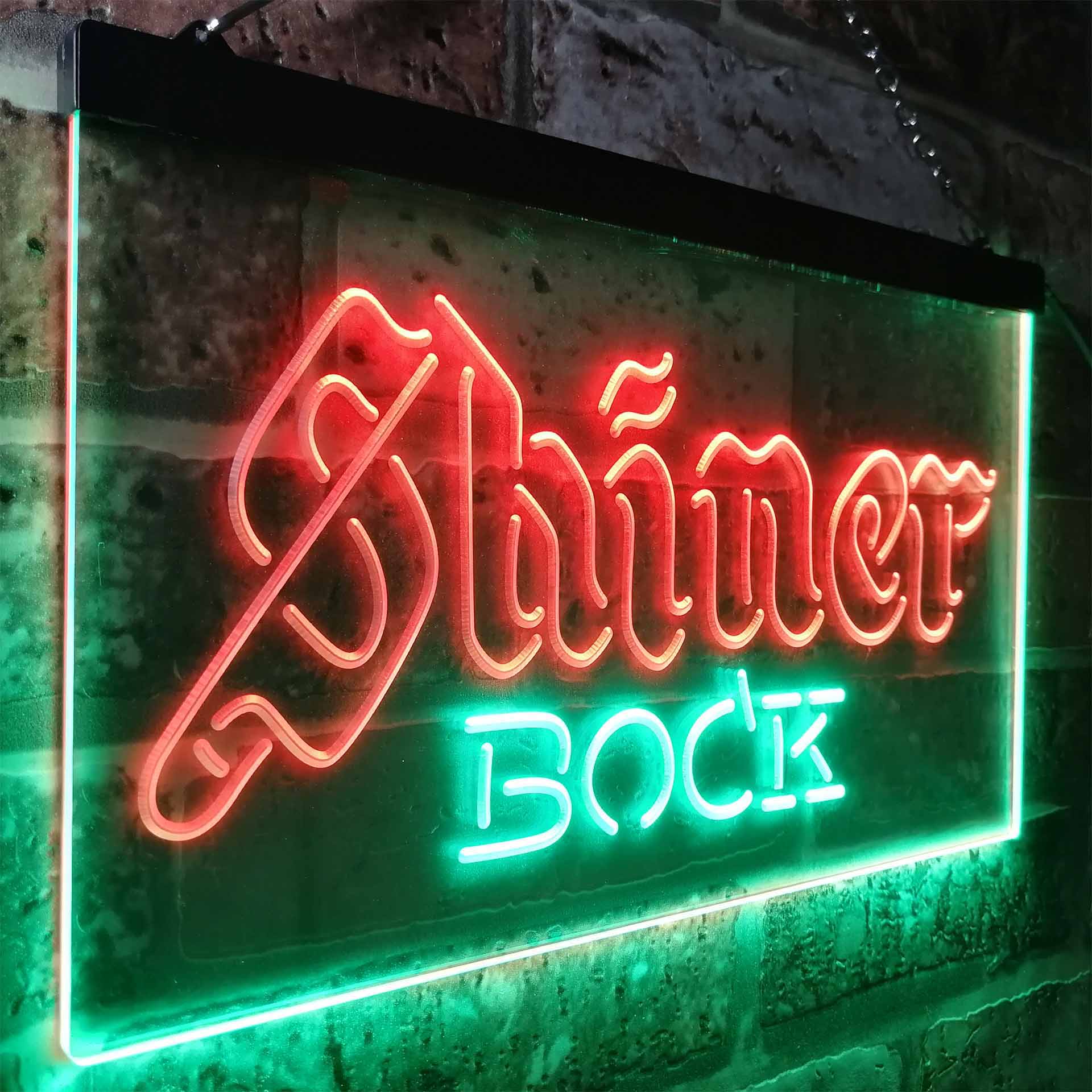 Shiner Bock Beer Neon LED Sign