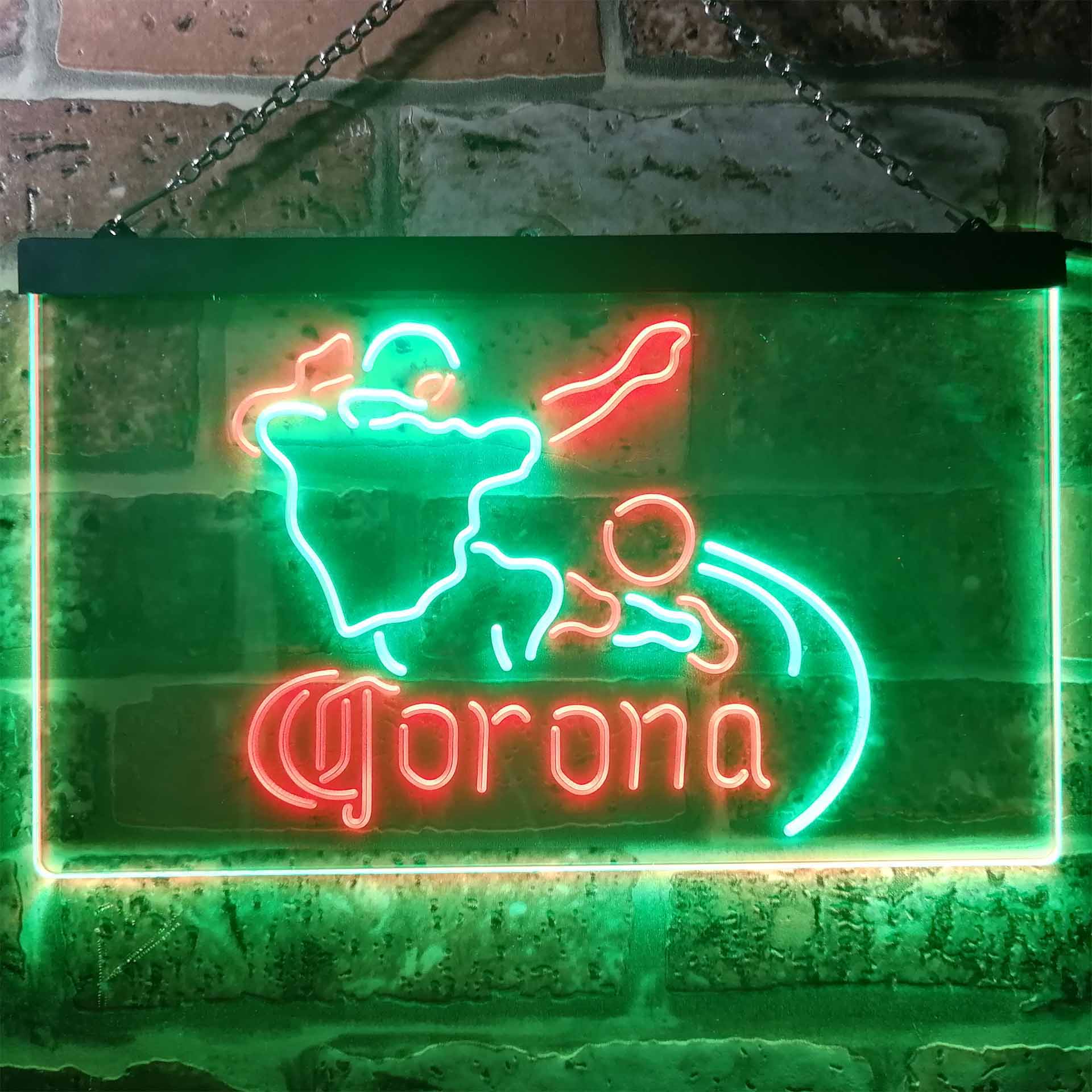 Corona Soccer Game Neon LED Sign