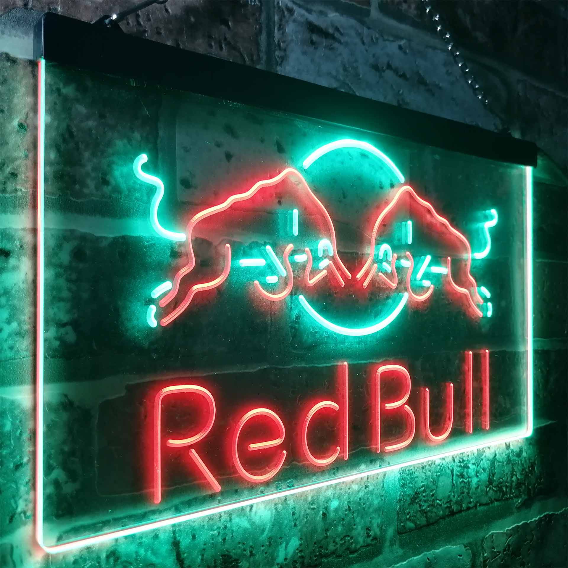 Red Bull Pub Bar Neon LED Sign