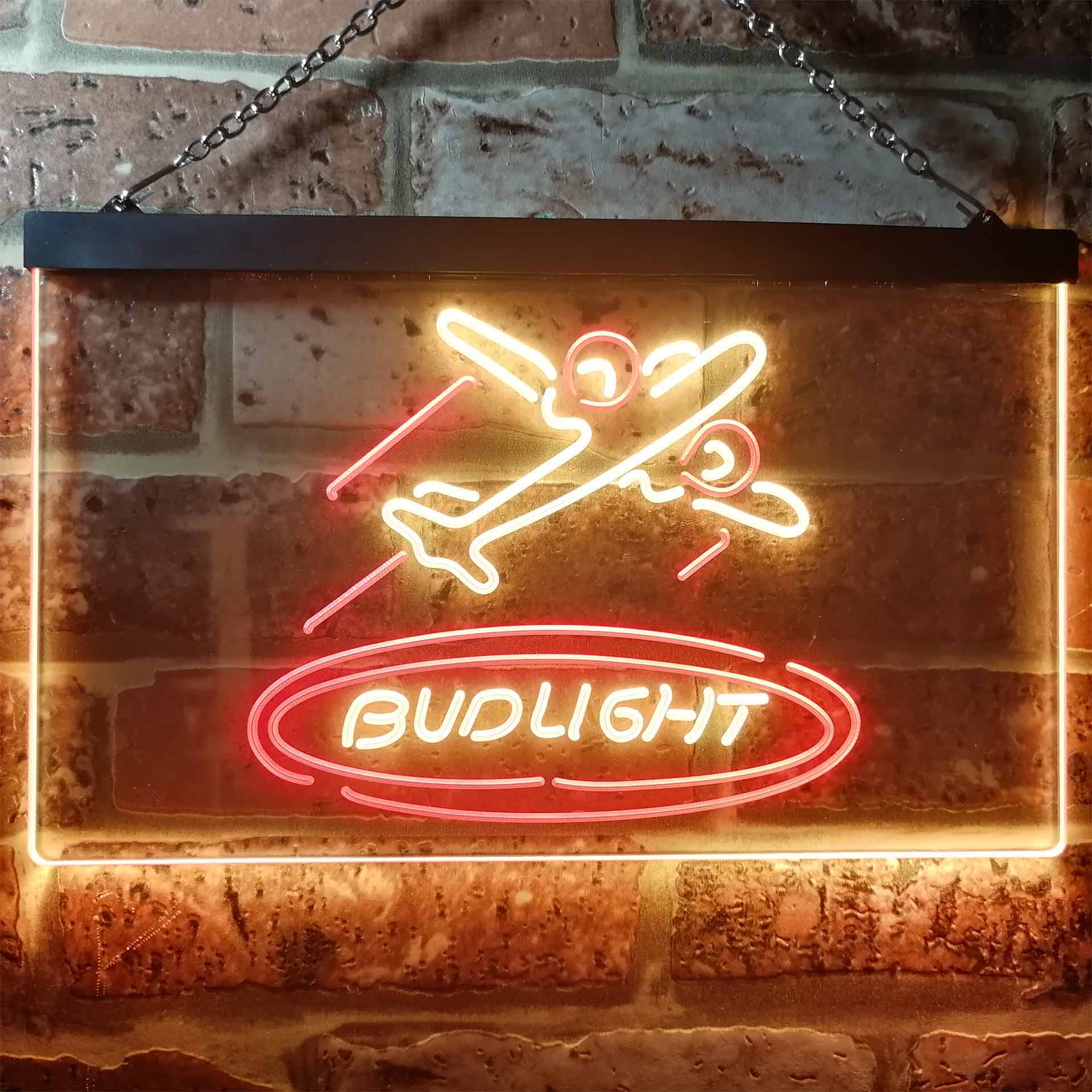 Bud Light airplane Neon LED Sign
