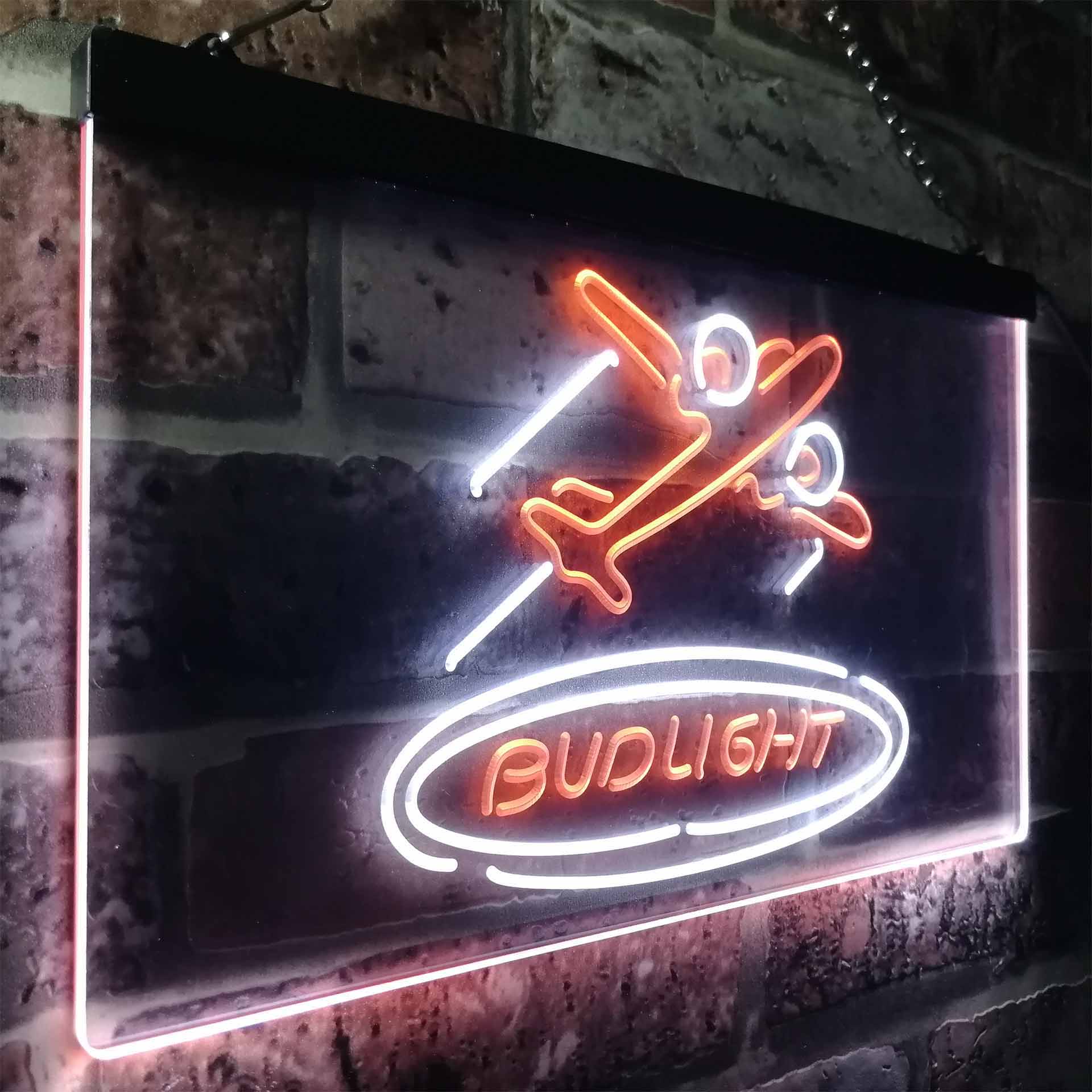 Bud Light airplane Neon Sign - LED LAB CAVE
