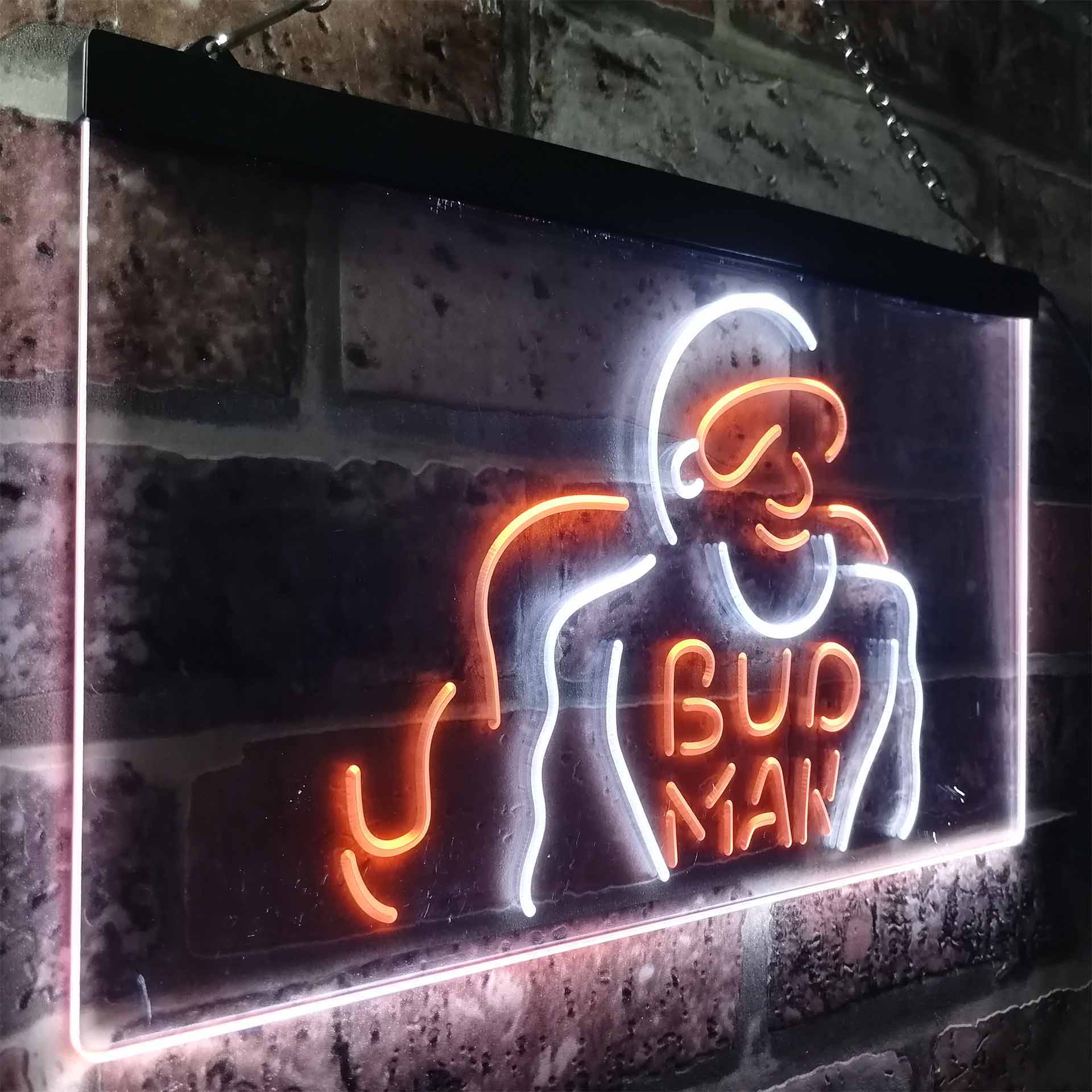 Bud Man Beer Man Cave Neon LED Sign