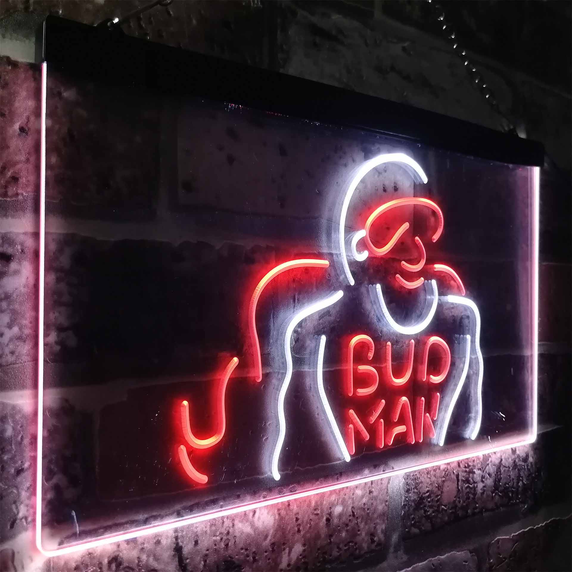 Bud Man Beer Man Cave Neon LED Sign