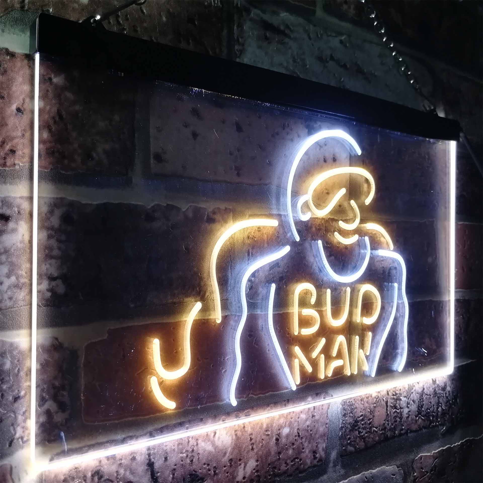 Bud Man Beer Man Cave Neon LED Sign