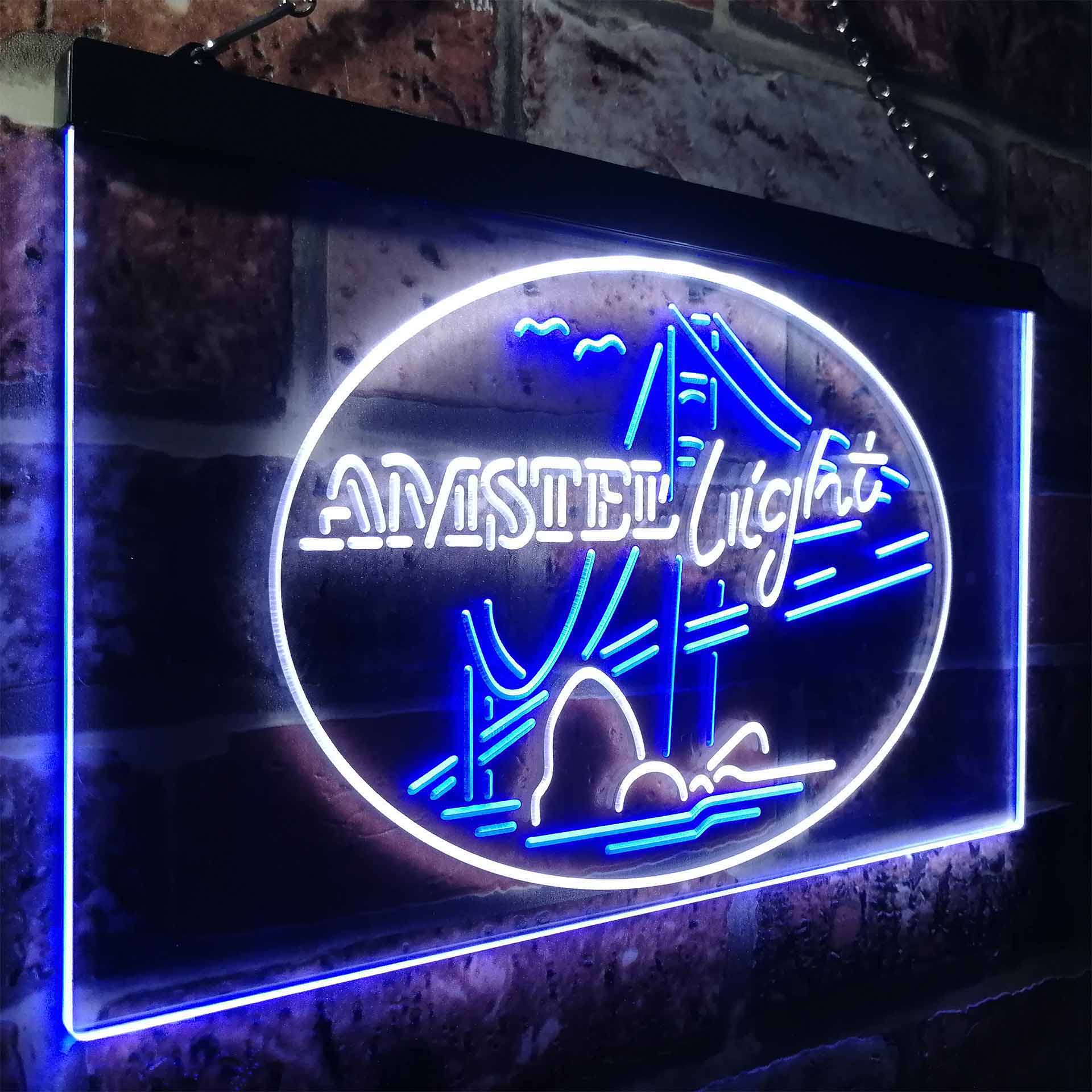 Amstel Light Bridge Beer Bar Neon LED Sign