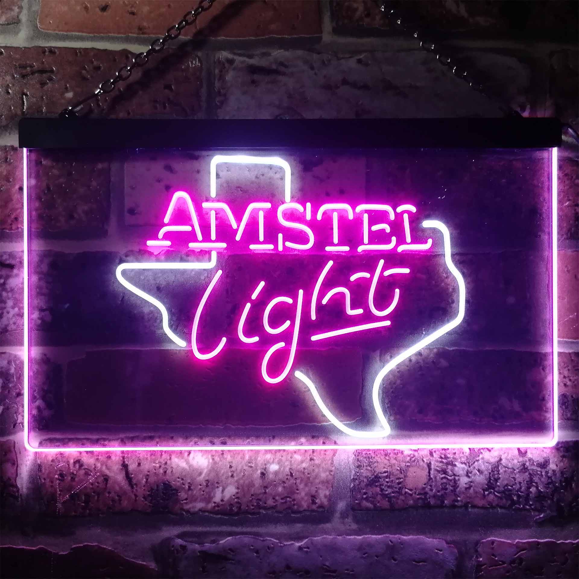 Amstel Light Texas Neon LED Sign