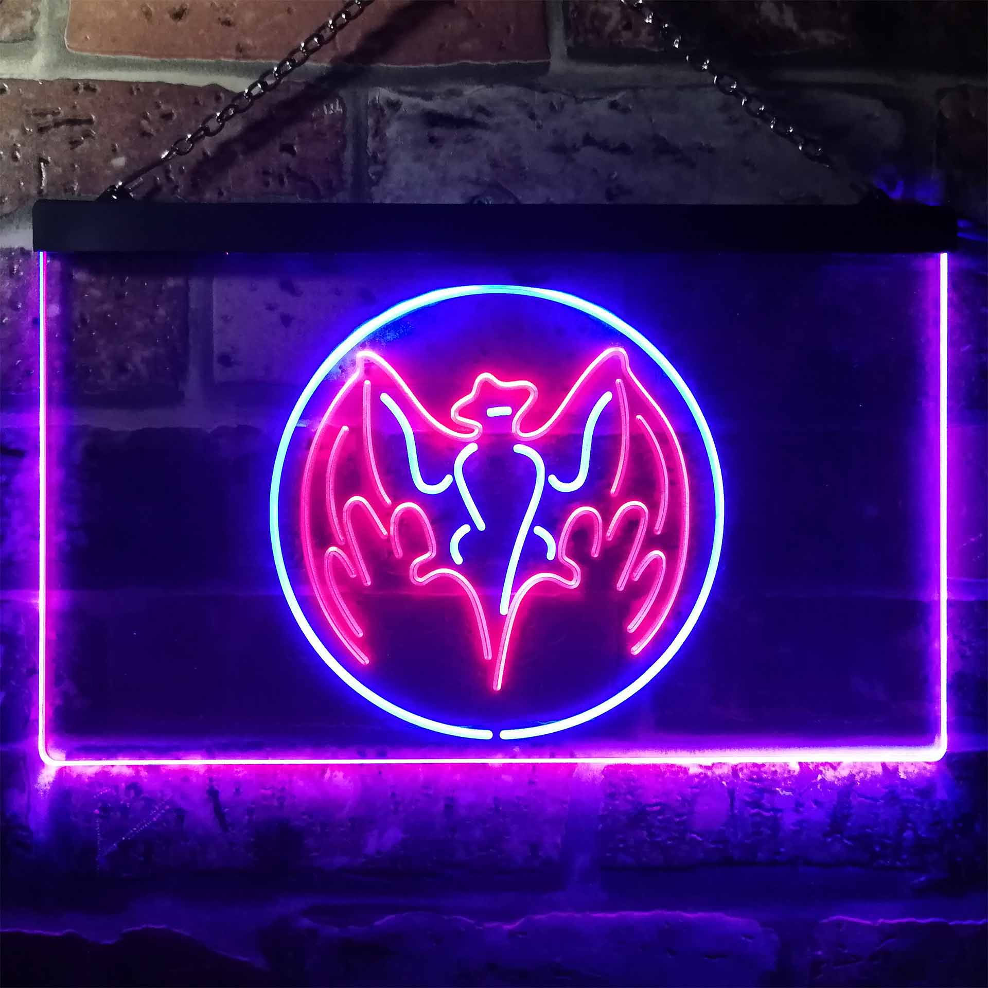 Bacardi Bat Beer Bar Neon LED Sign