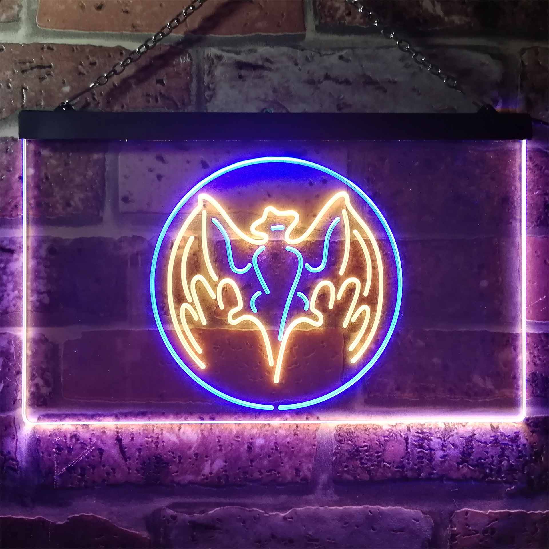 Bacardi Bat Beer Bar Neon LED Sign