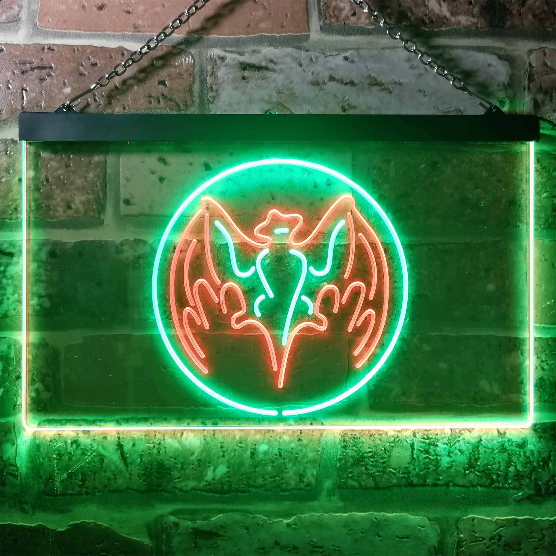 Bacardi Bat Beer Bar Neon LED Sign