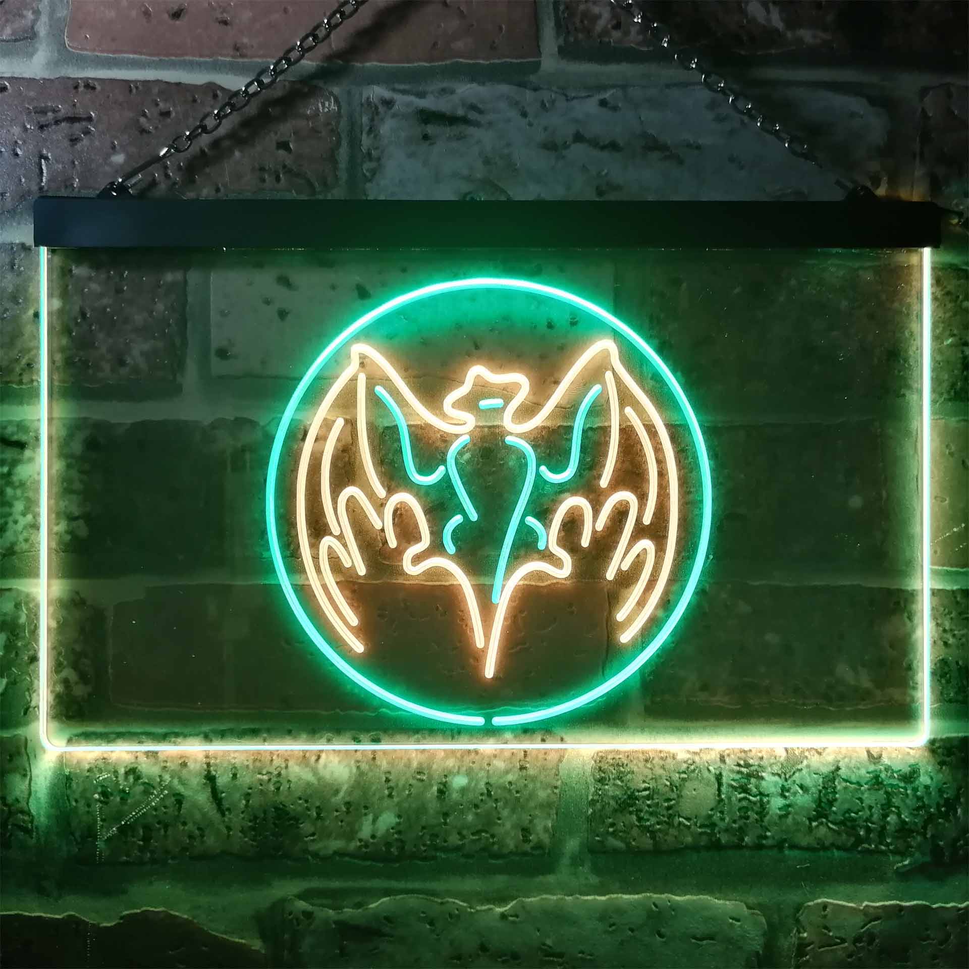 Bacardi Bat Beer Bar Neon LED Sign