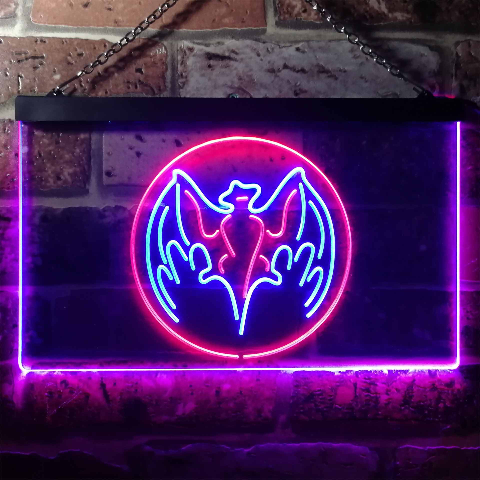 Bacardi Bat Beer Bar Neon LED Sign